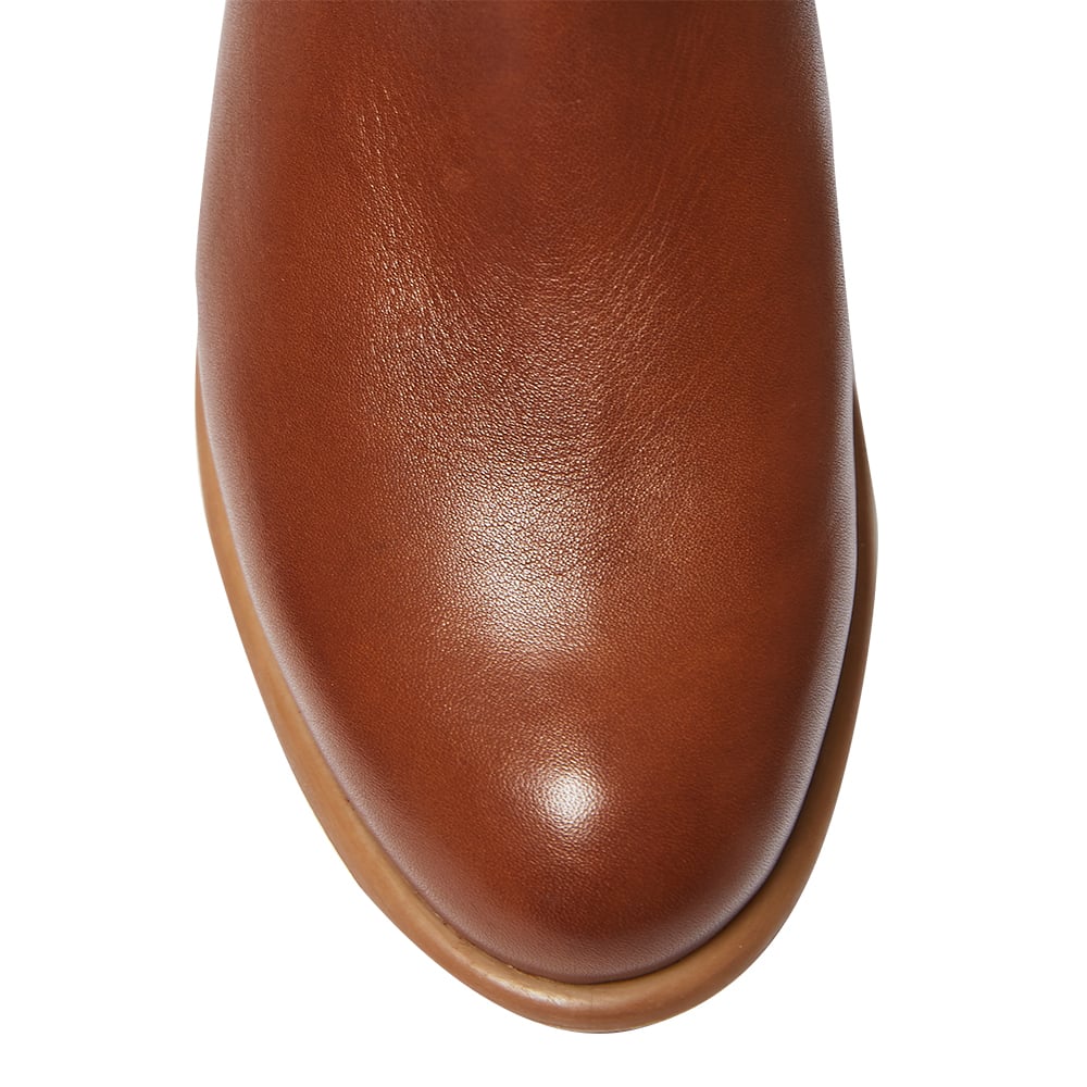 Baldwin Boot in Mid Brown Leather