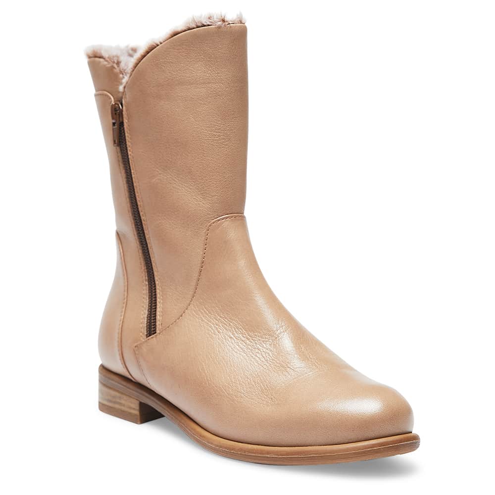 Baldwin Boot in Taupe Leather