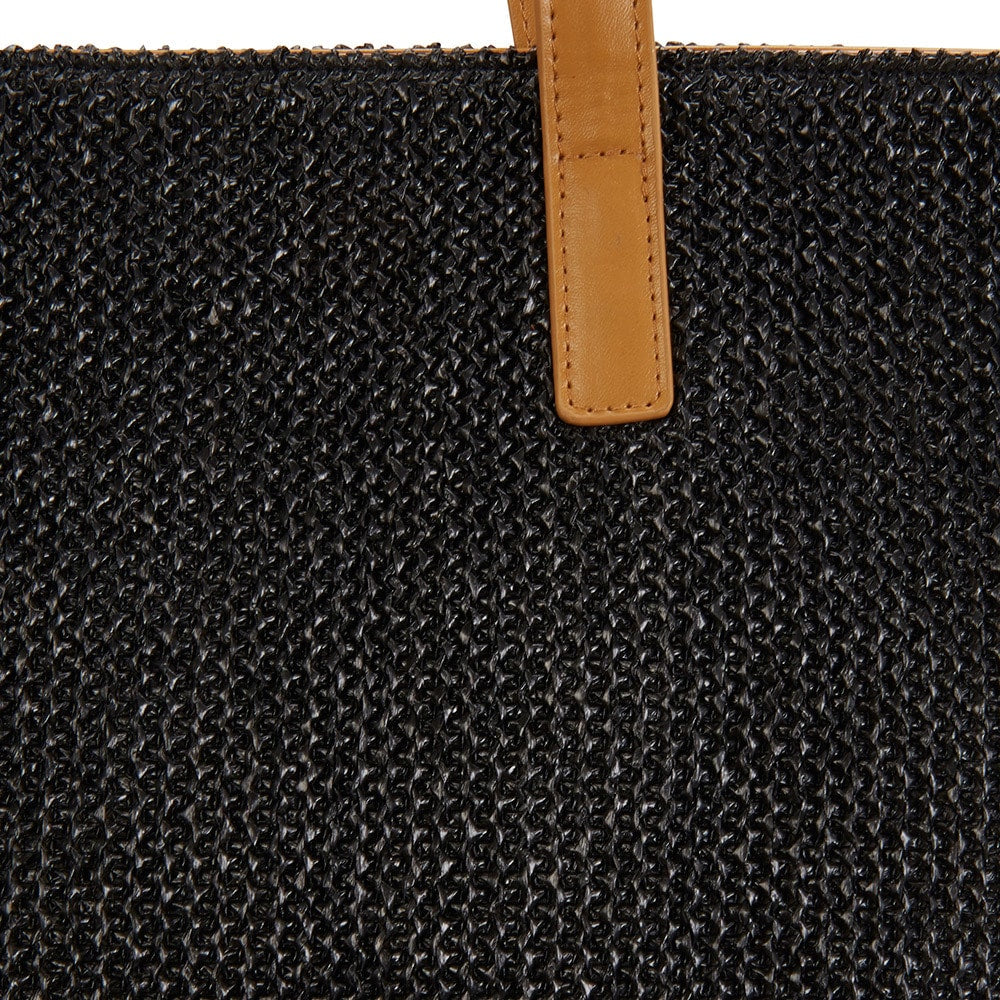 Bale Handbag in Black Fabric
