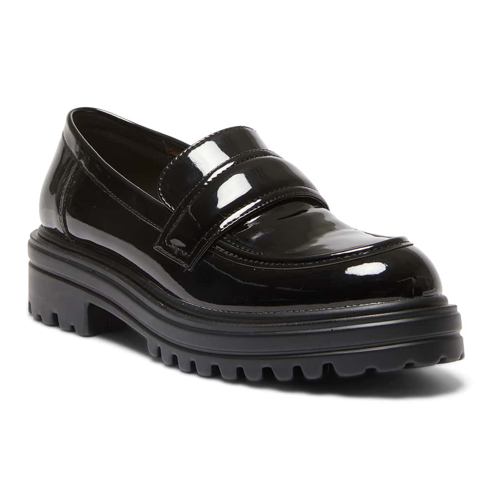 Bandit Loafer in Black Patent