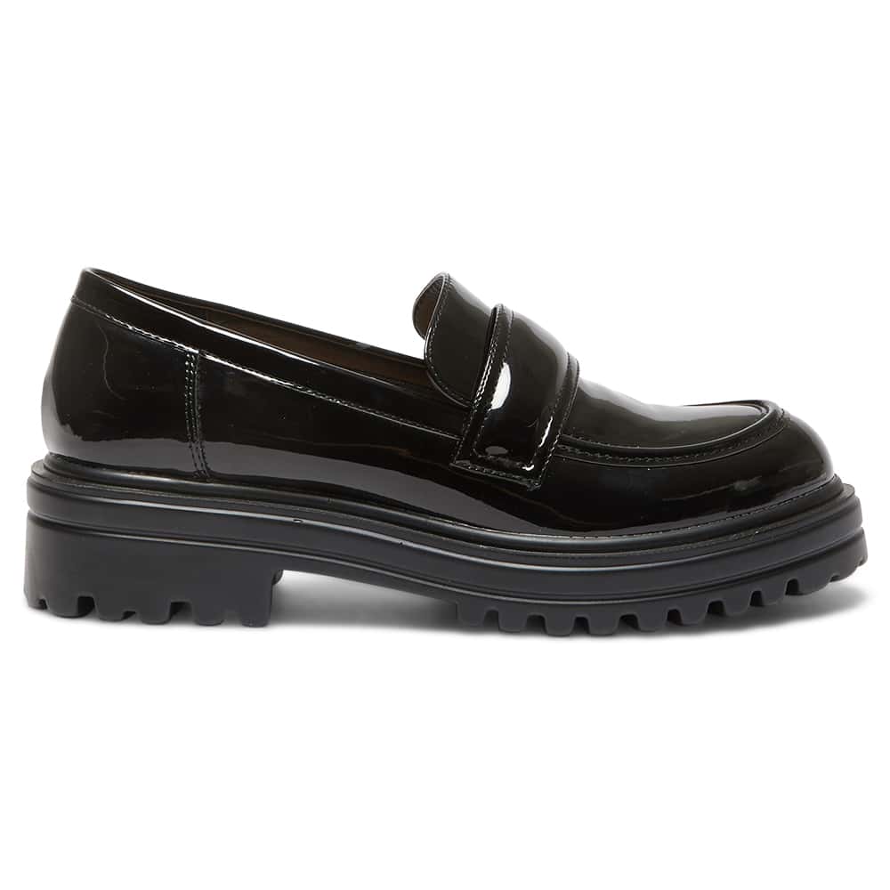 Bandit Loafer in Black Patent