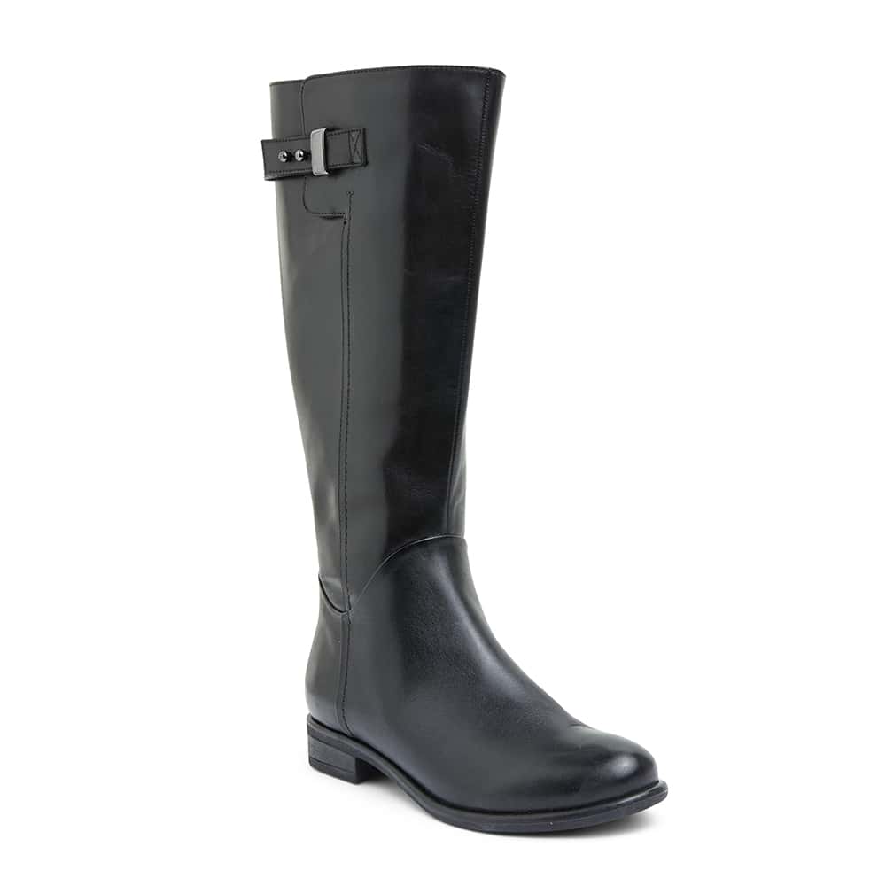 Baxter Boot in Black Leather