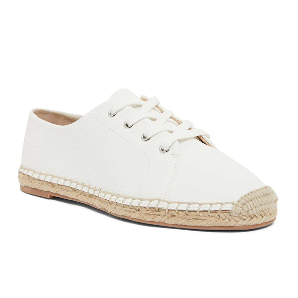 Bayside Sneaker in White Smooth | Sandler | Shoe HQ