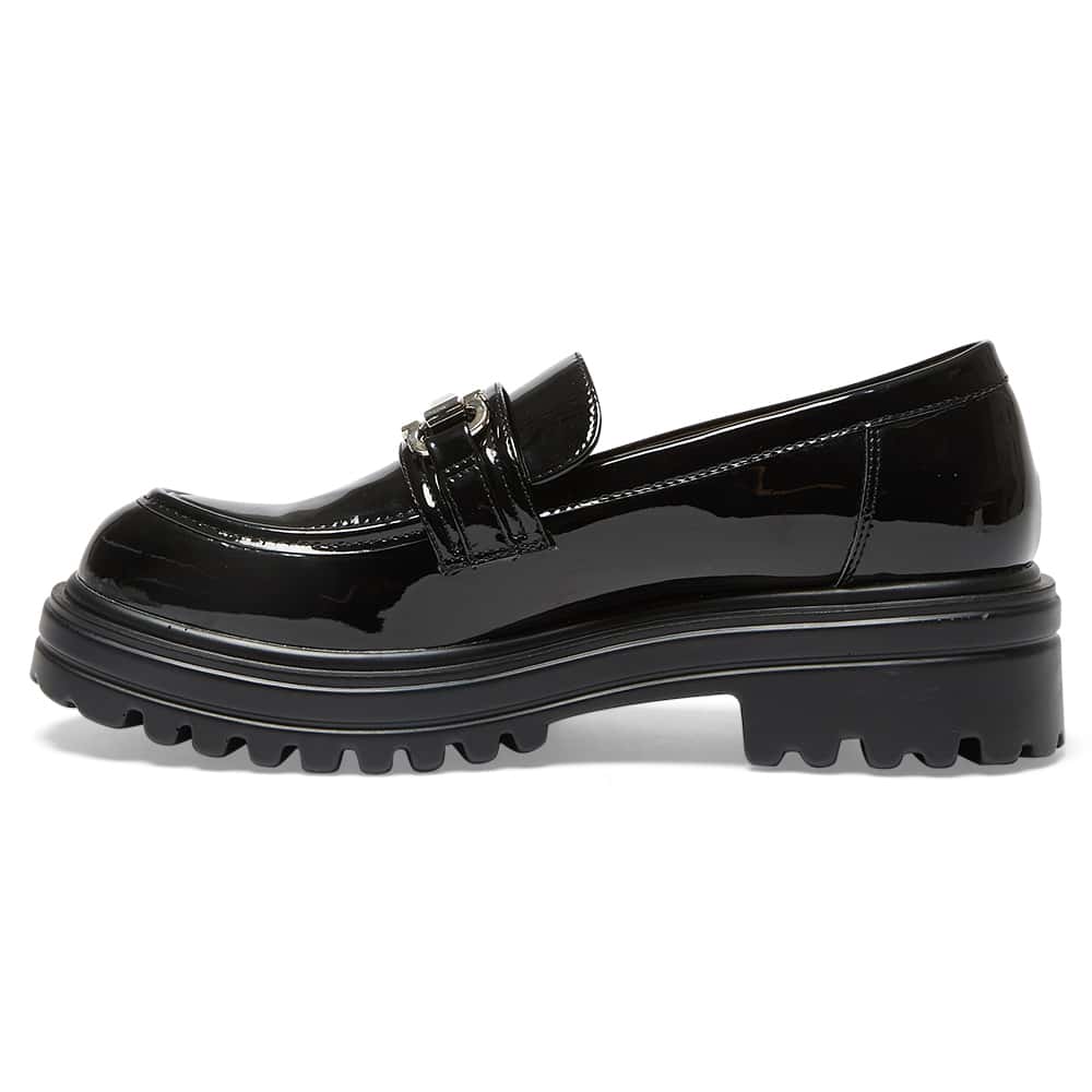 Belinda Loafer in Black Patent