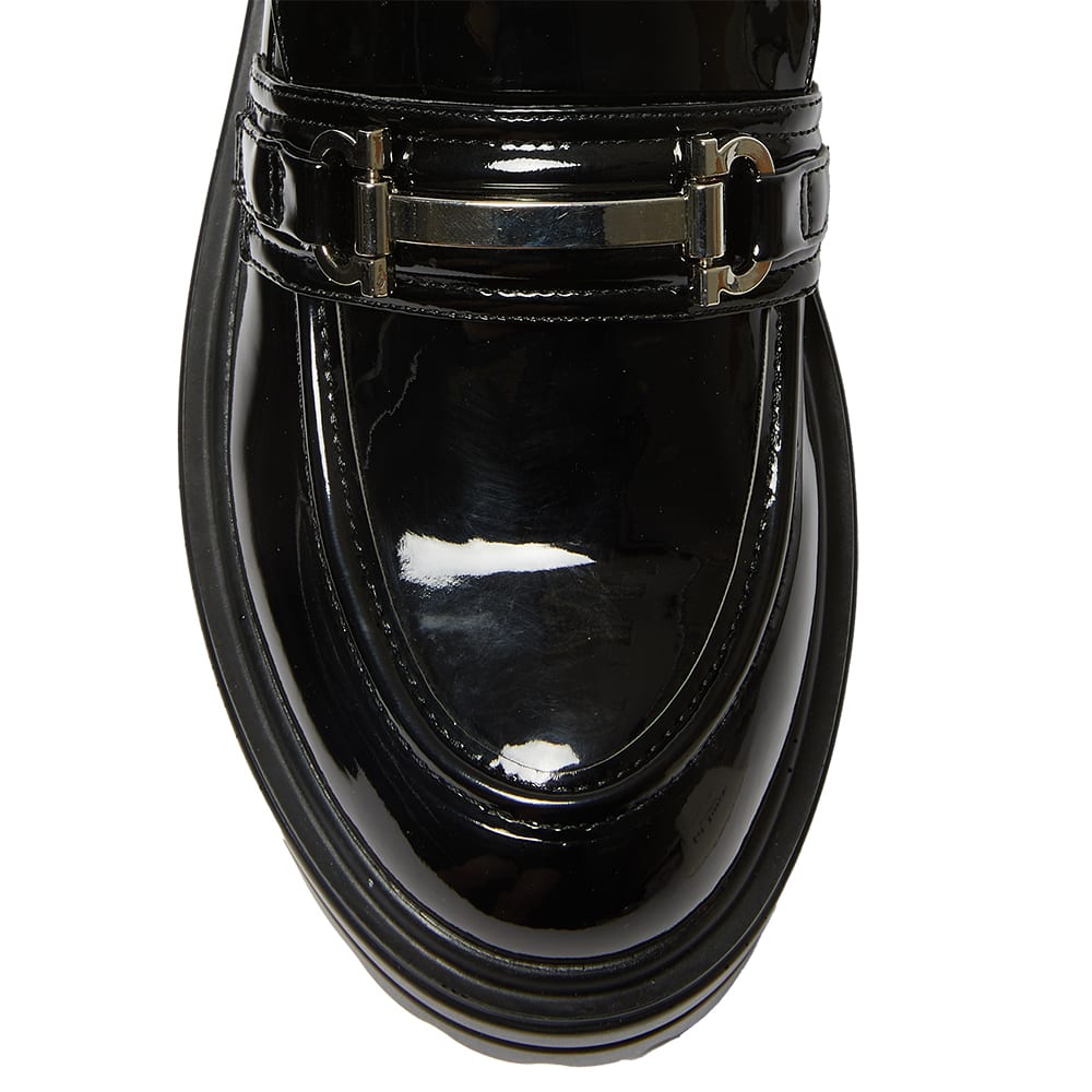 Belinda Loafer in Black Patent