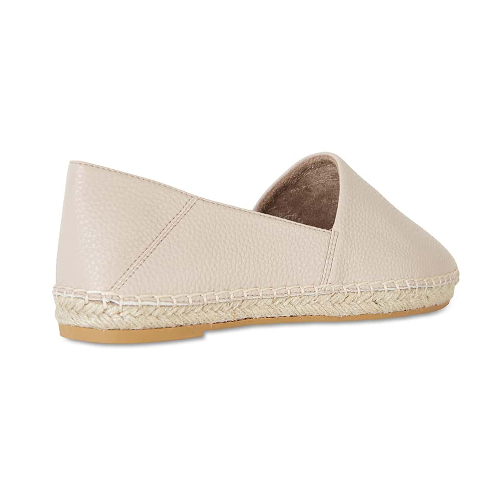 Bella Loafer in Nude Fabric