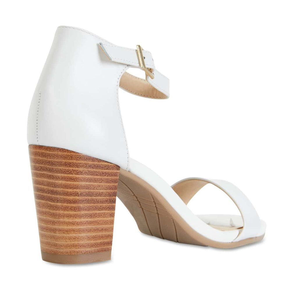 Beyond Heel in White Leather