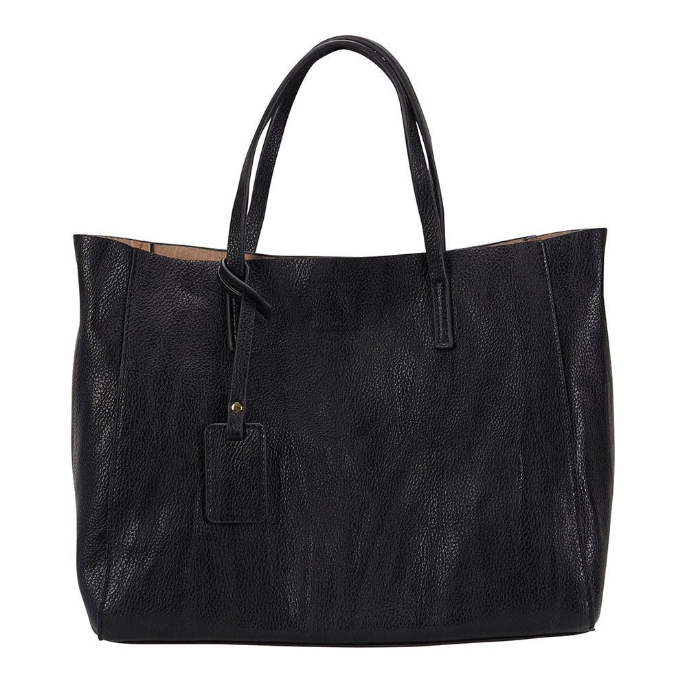 Billi Handbag in Black Smooth