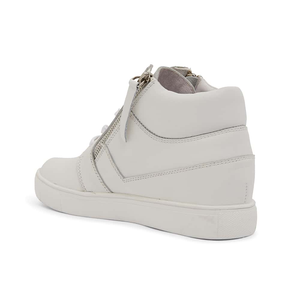 Bingo Sneaker in White Leather