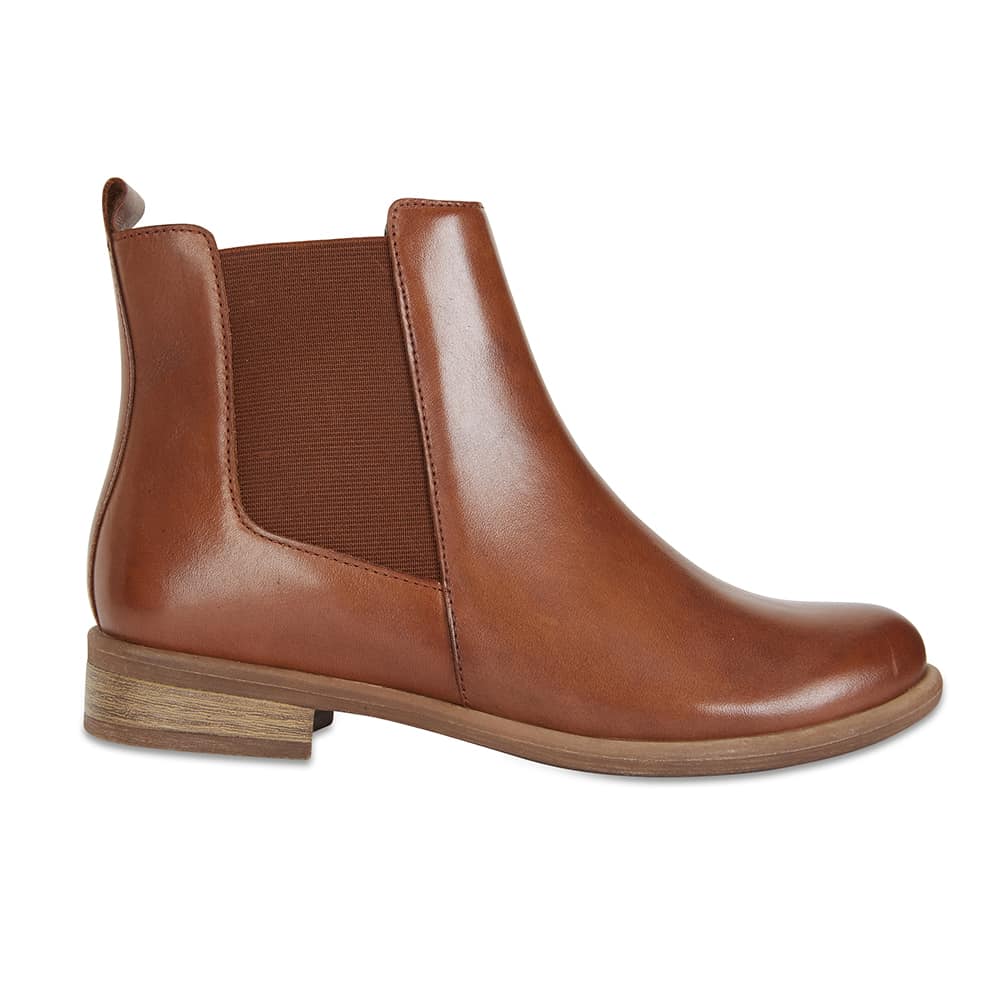 Bogart Boot in Mid Brown Leather