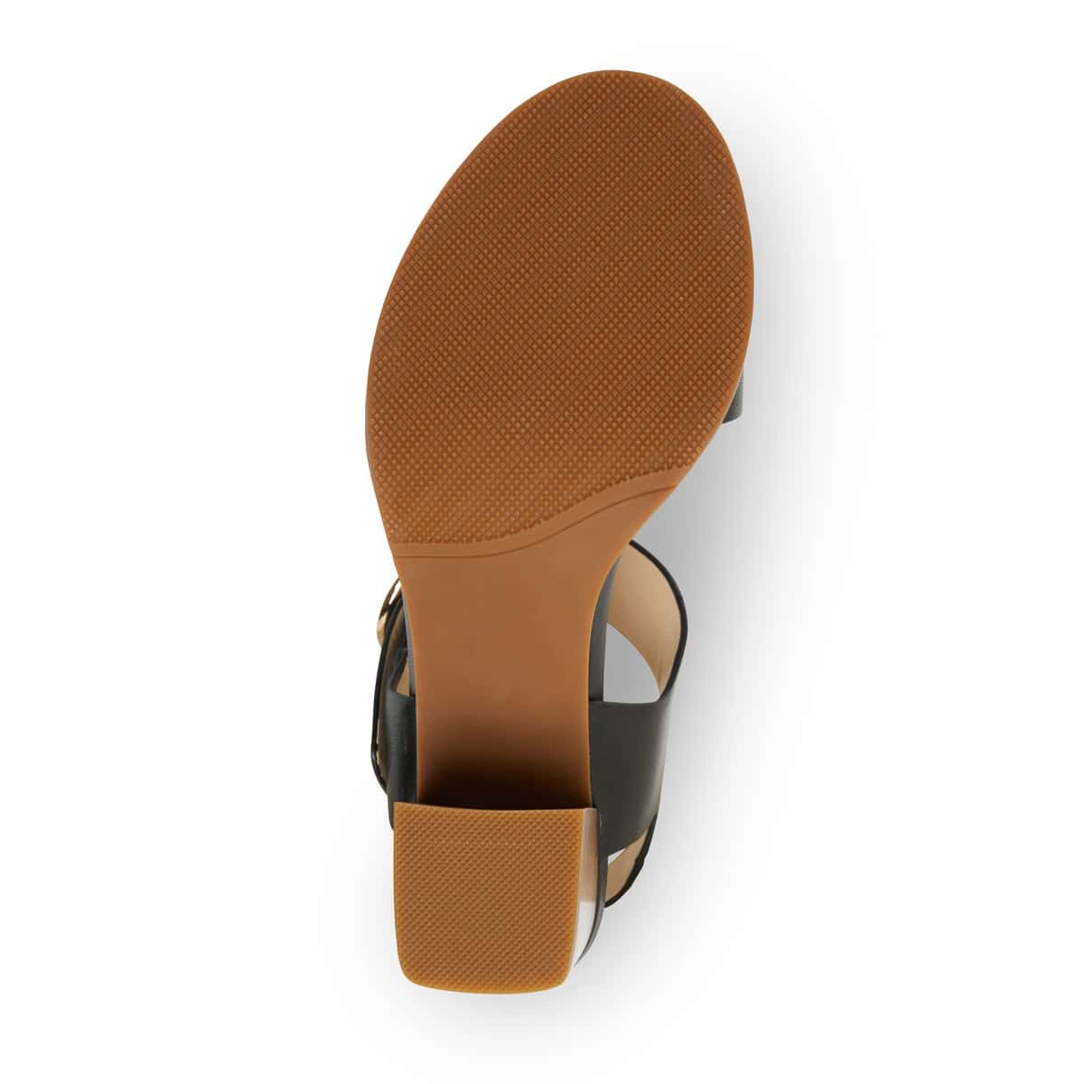 Bolivia Heel in Black Leather