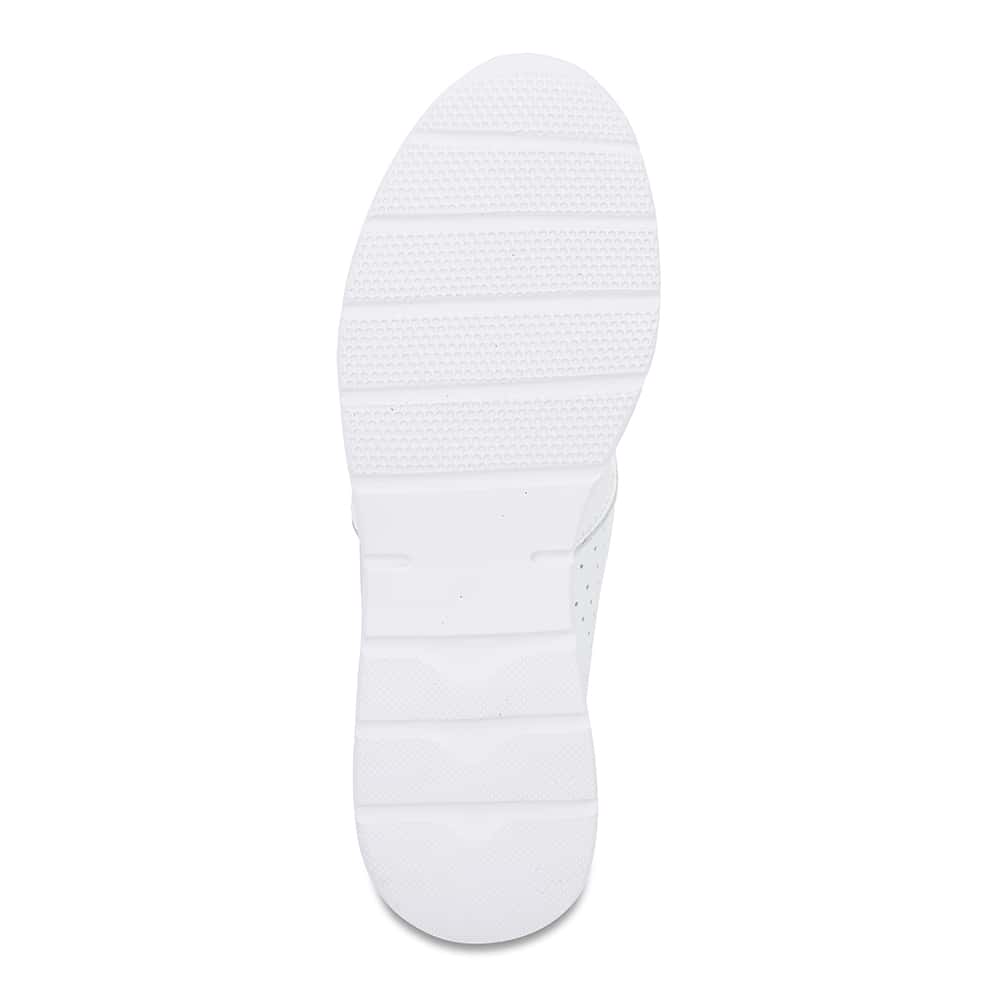 Bolt Sneaker in White Leather