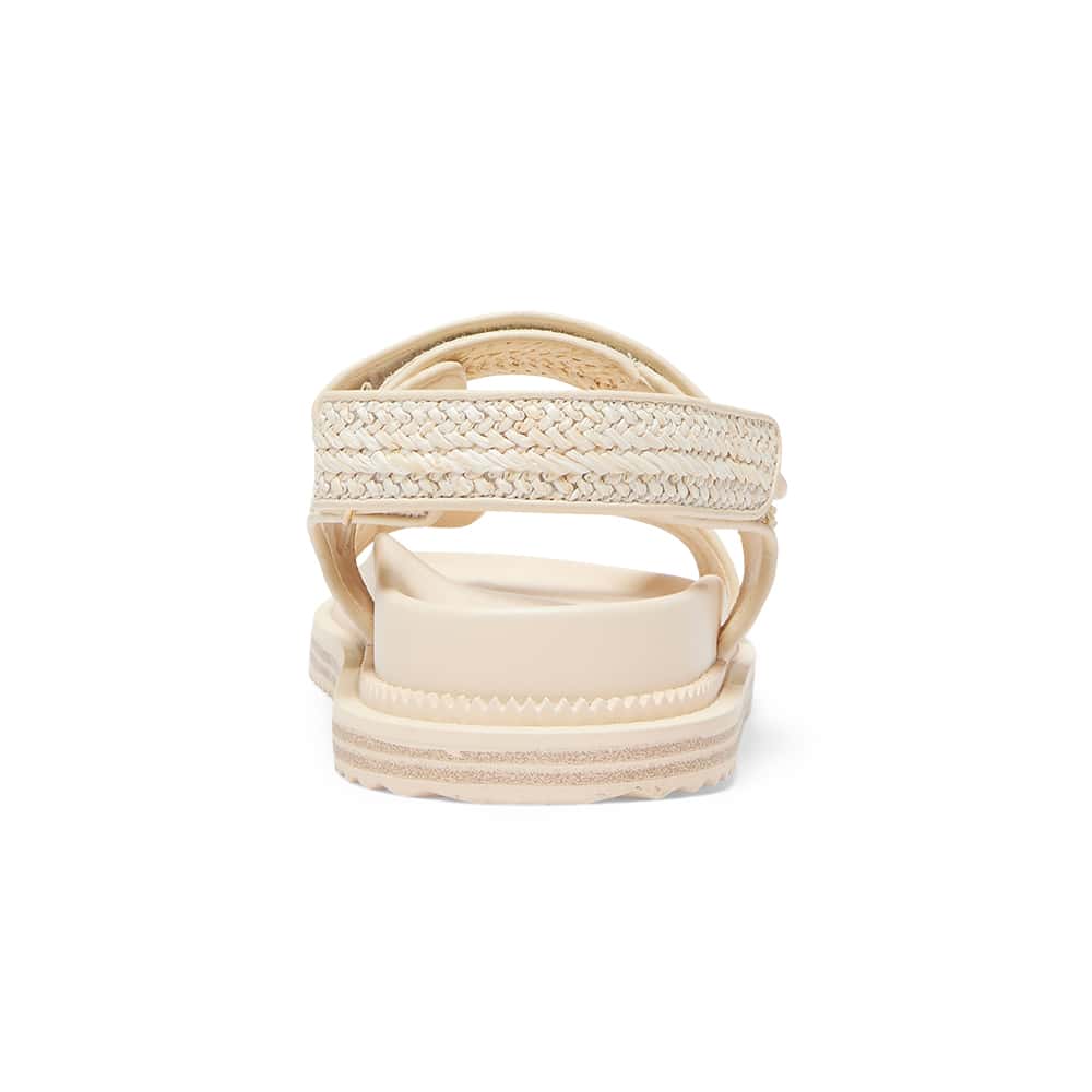 Bronte Sandal in Natural Raffia