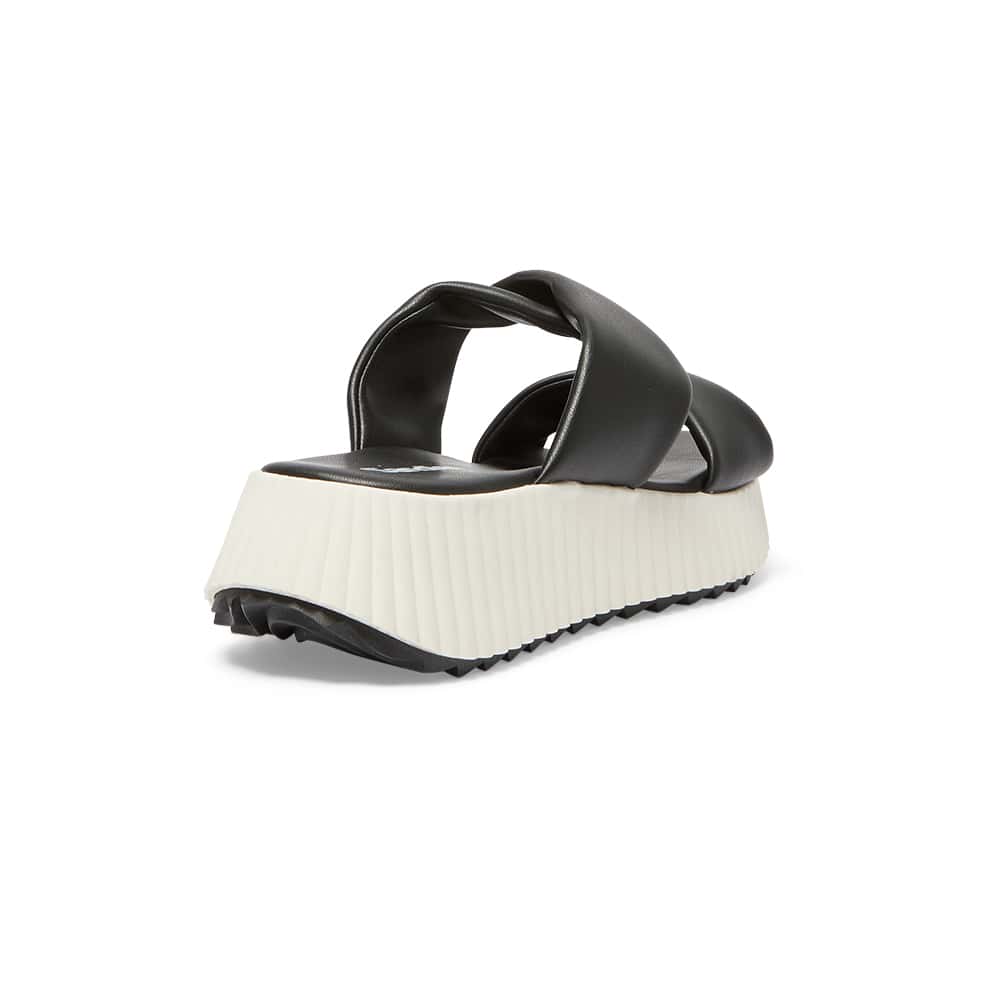 Callie Slide in Black Smooth