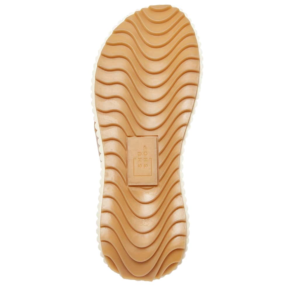 Callie Slide in Camel Smooth