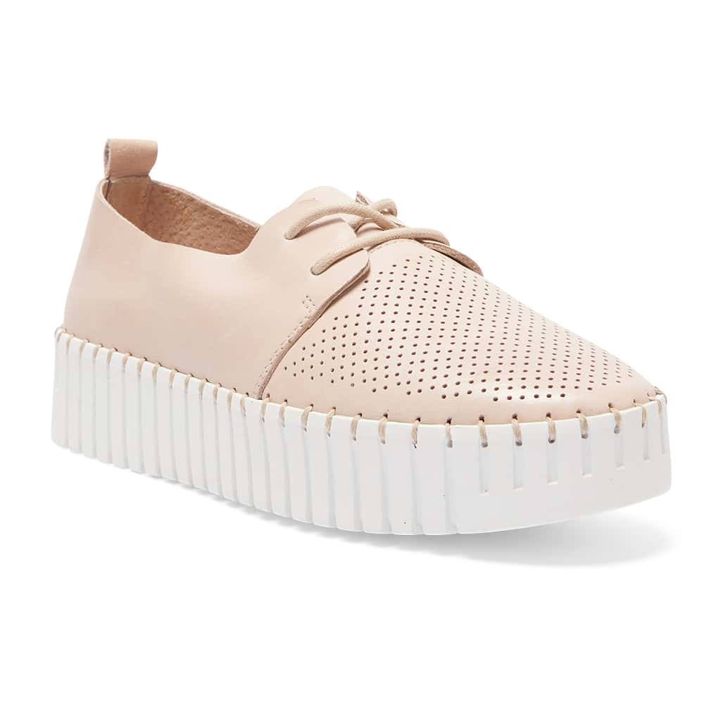 Central Sneaker in Blush Leather