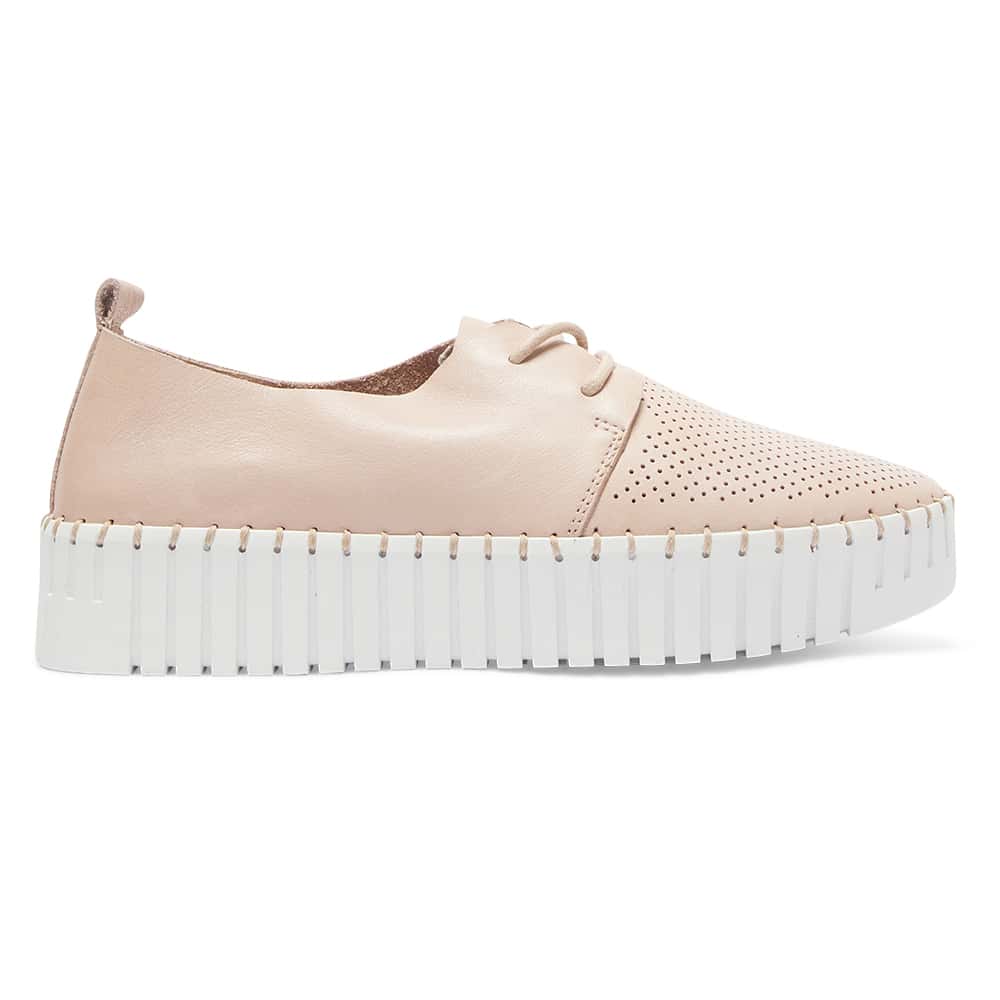 Central Sneaker in Blush Leather