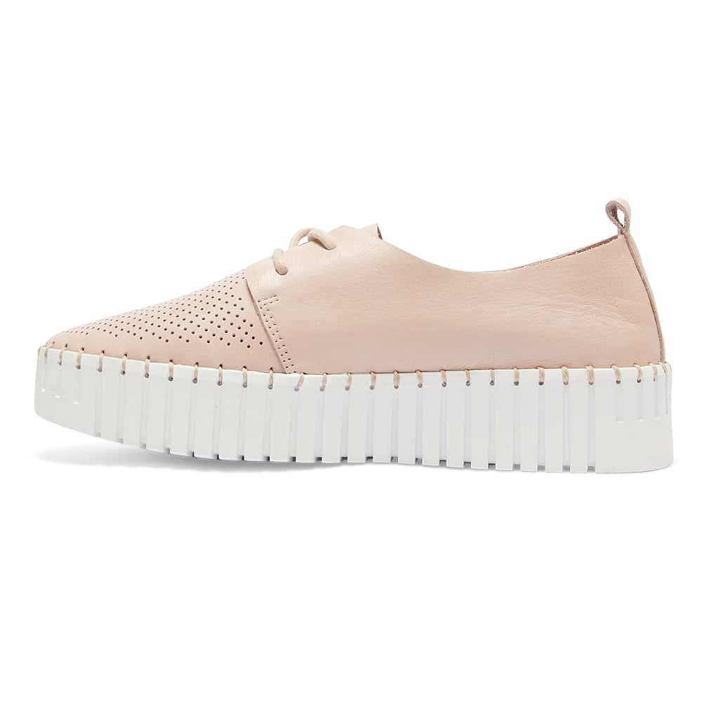 Central Sneaker in Blush Leather