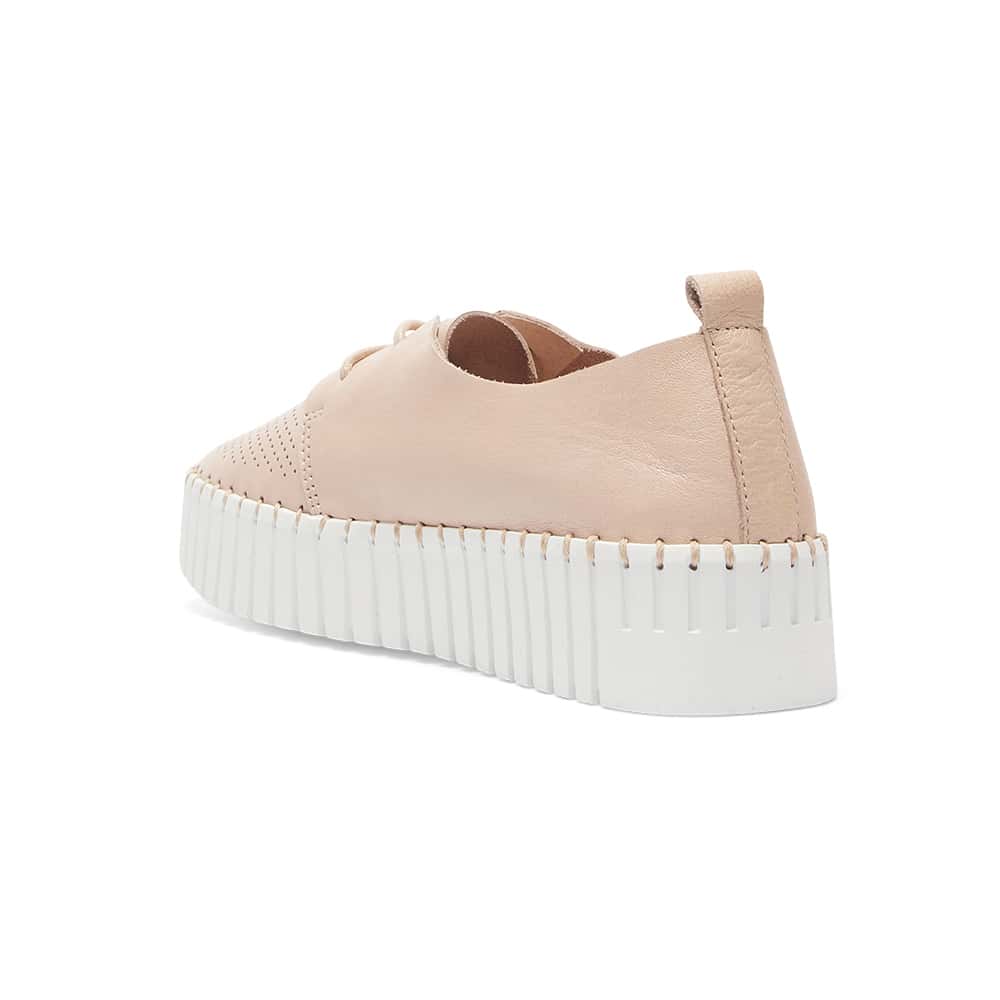 Central Sneaker in Blush Leather