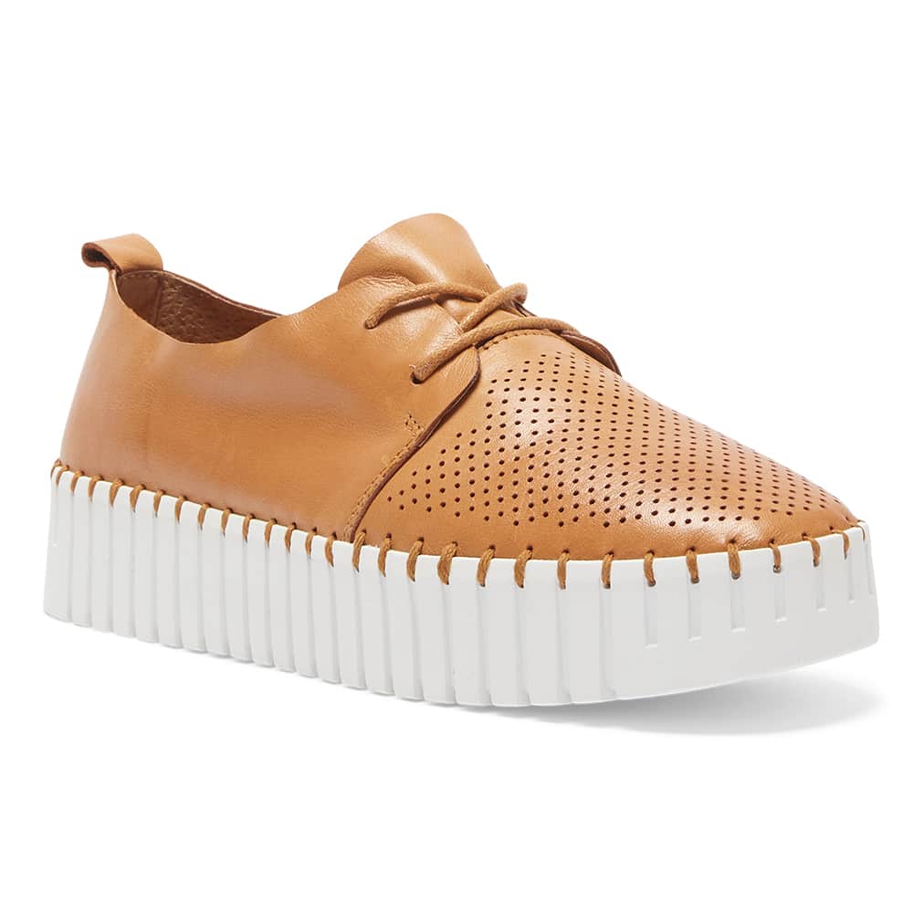 Central Sneaker in Tan Leather