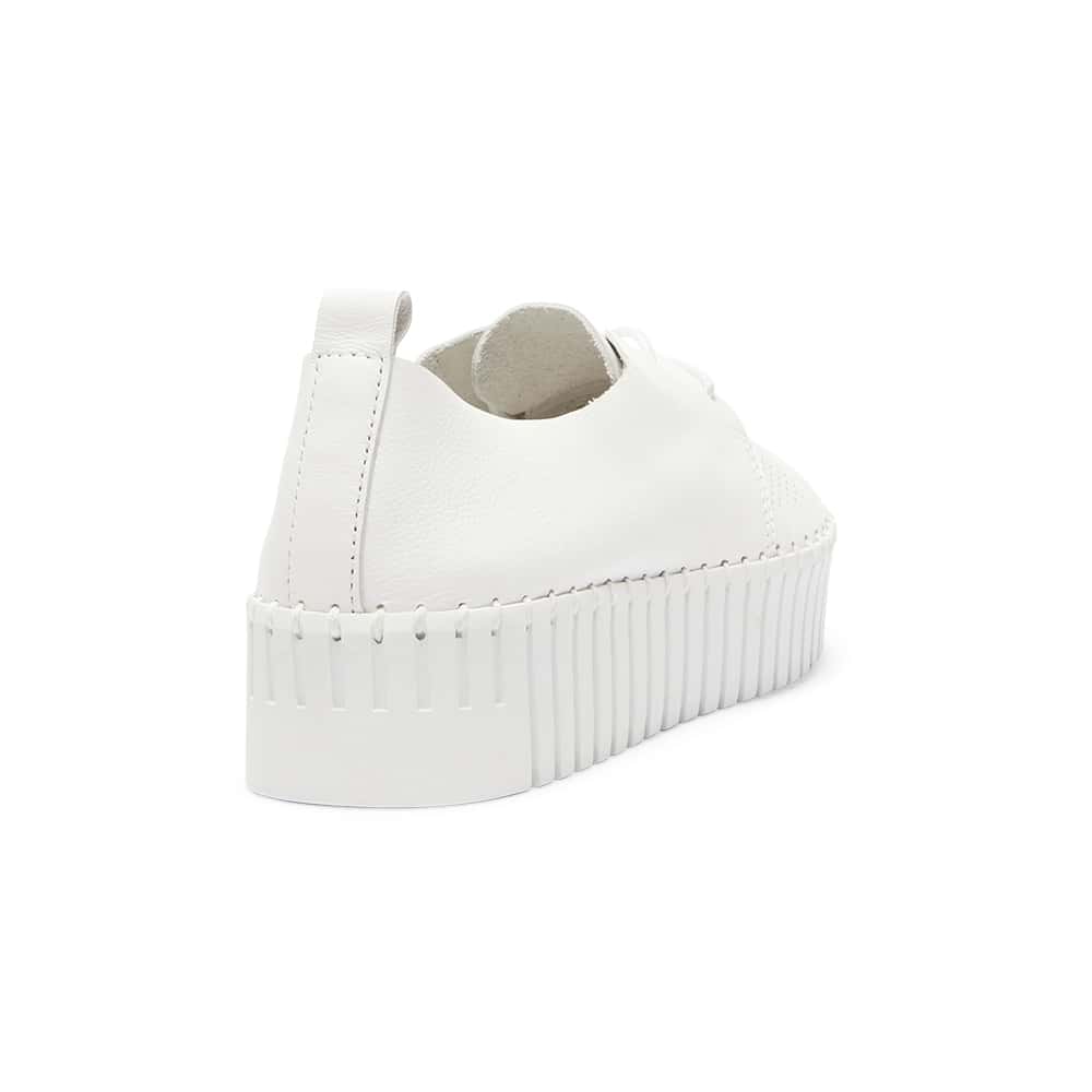 Central Sneaker in White Leather
