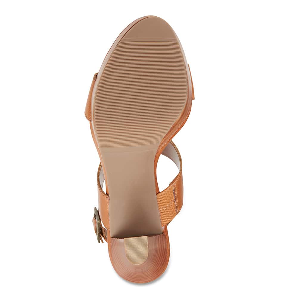 Coco Heel in Cognac Leather