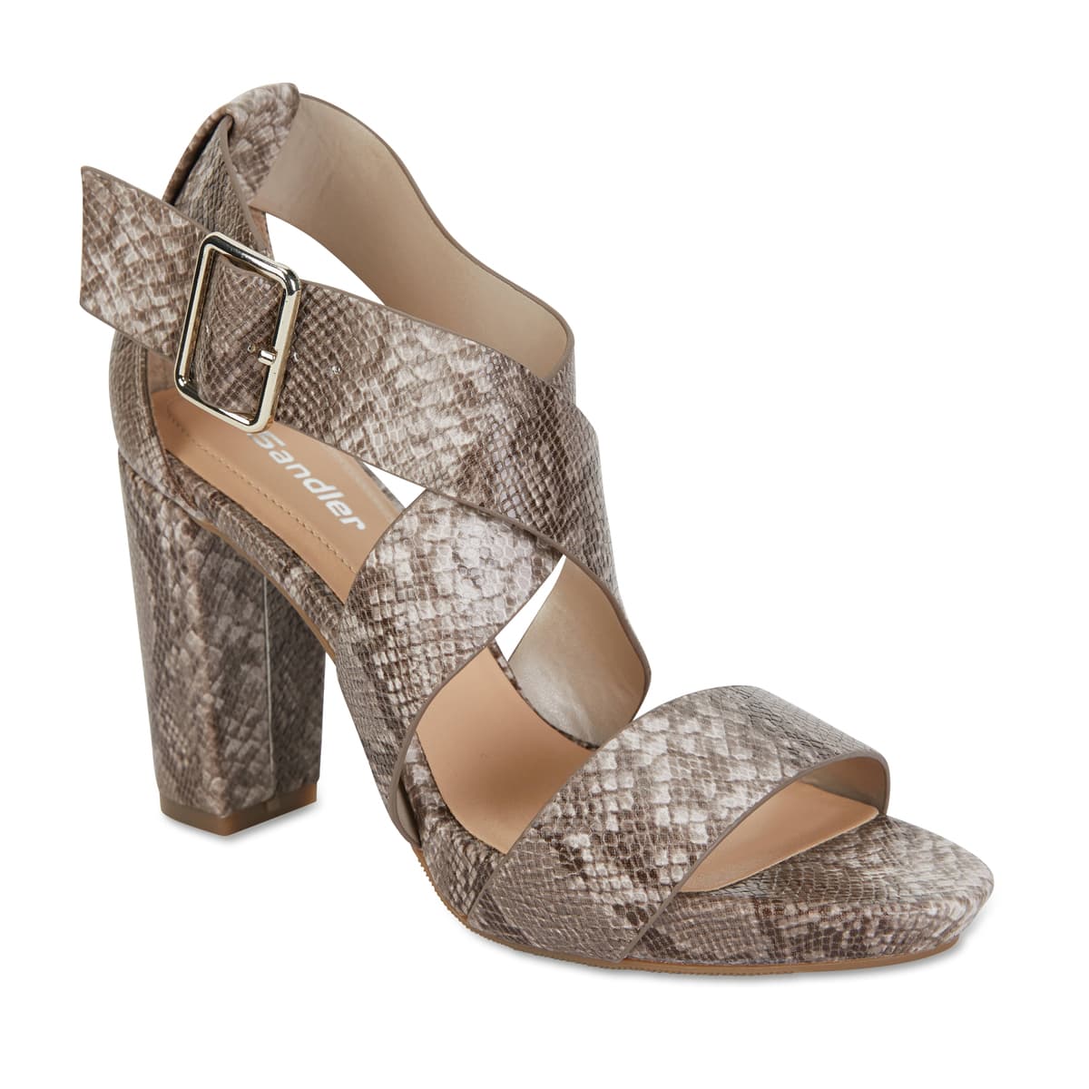 Congo Heel in Snake Smooth