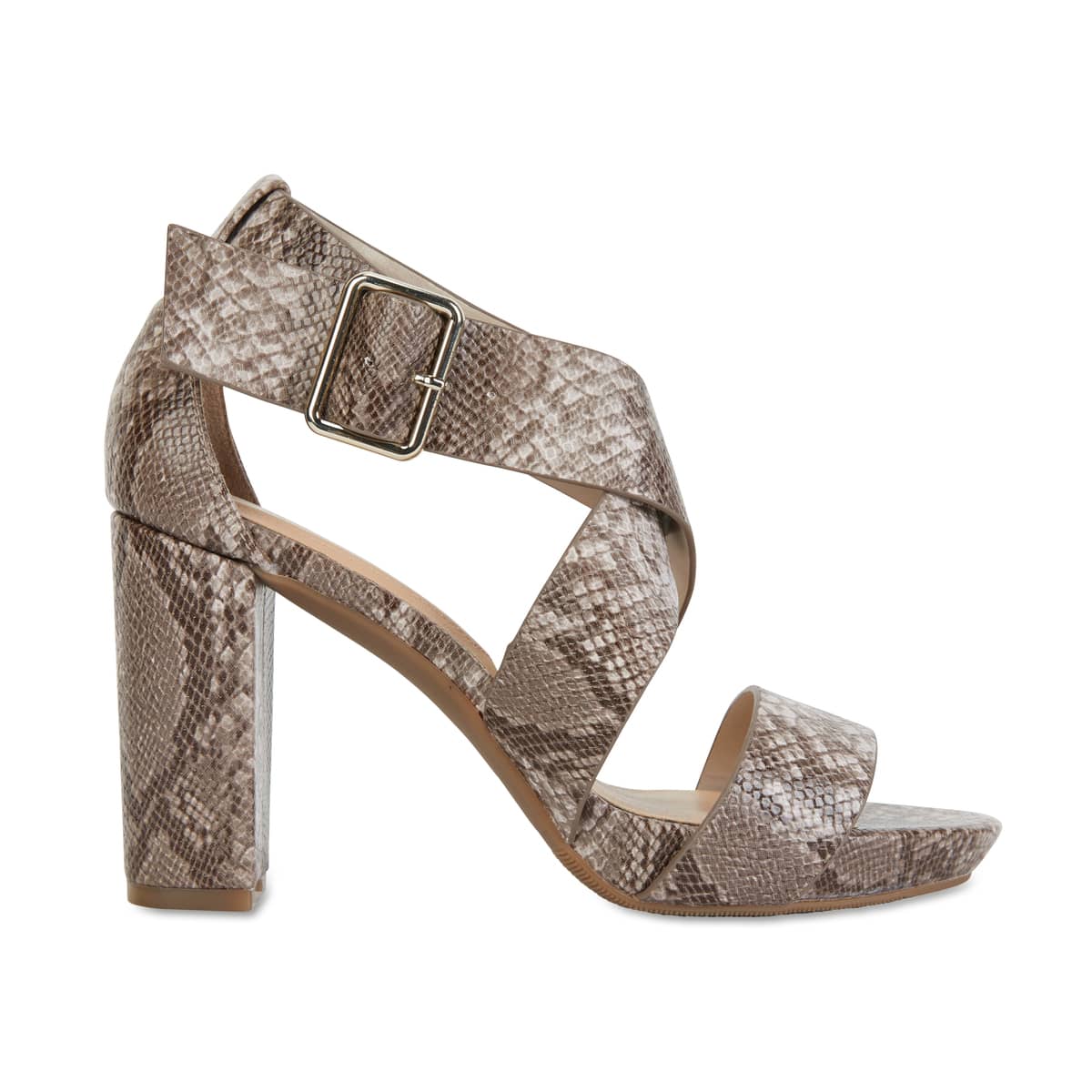 Congo Heel in Snake Smooth
