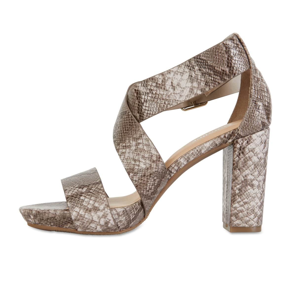 Congo Heel in Snake Smooth