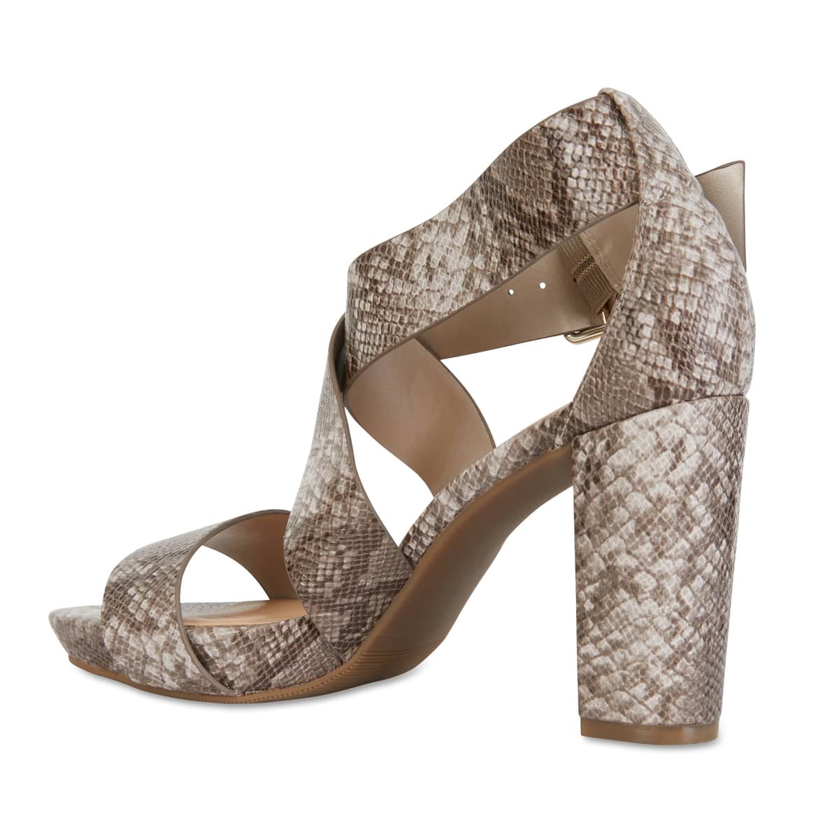 Congo Heel in Snake Smooth