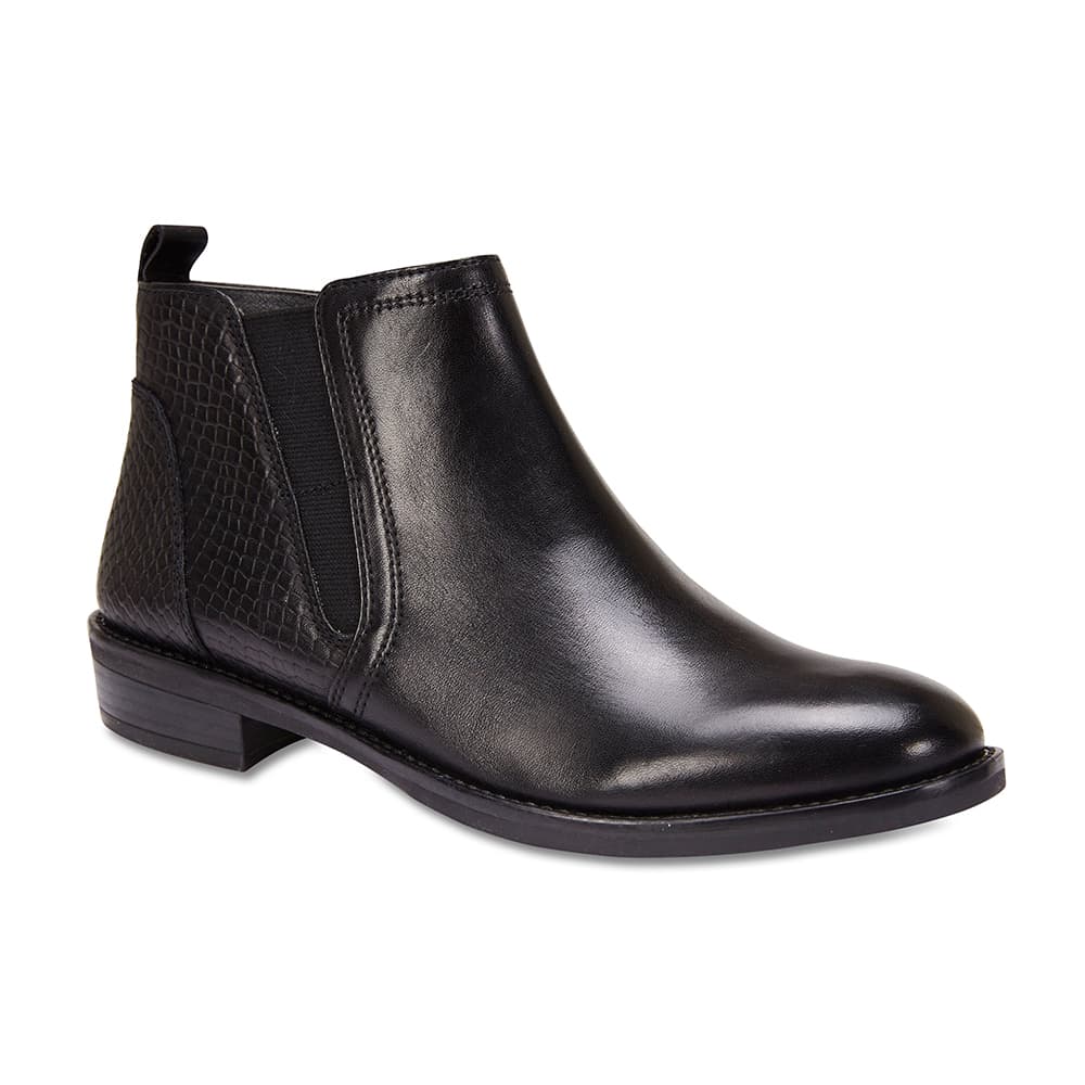 Conrad Boot in Black Leather