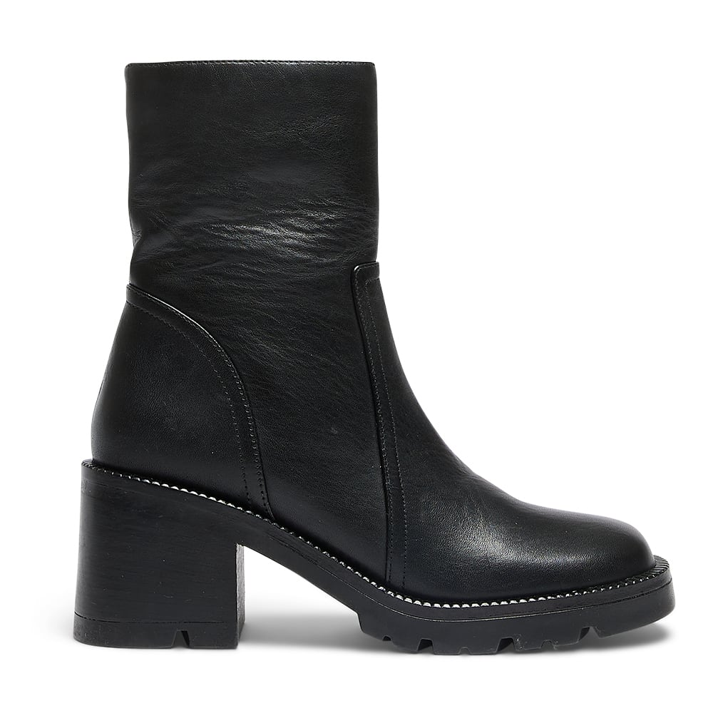 Damon Boot in Black Leather