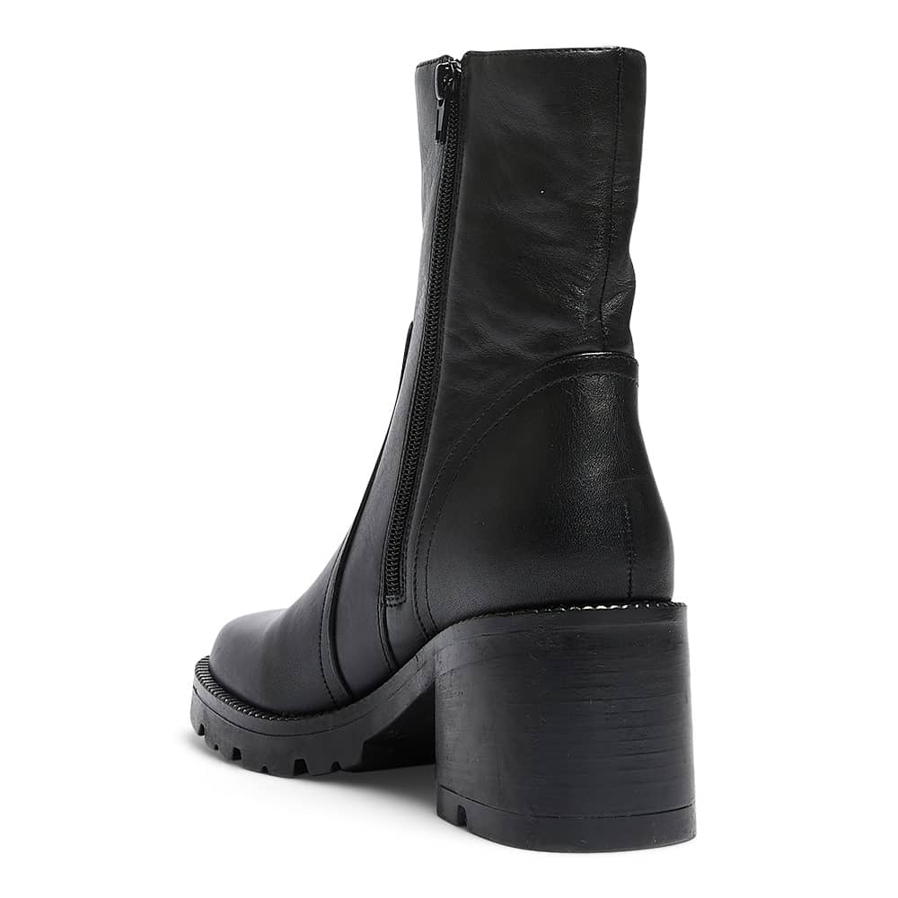 Damon Boot in Black Leather