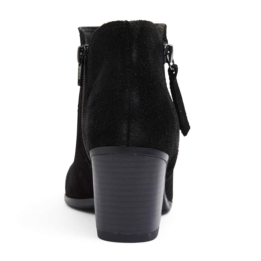 Dart Boot in Black Suede