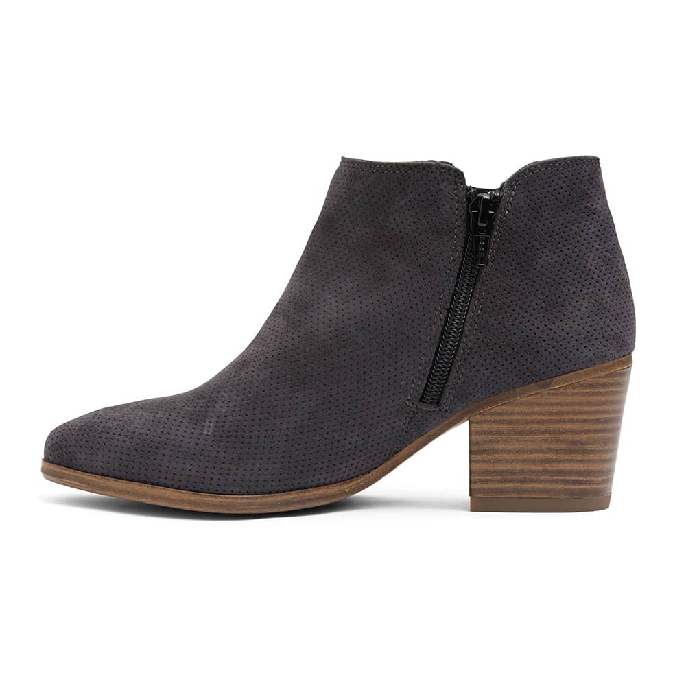 Dart Boot in Grey Suede