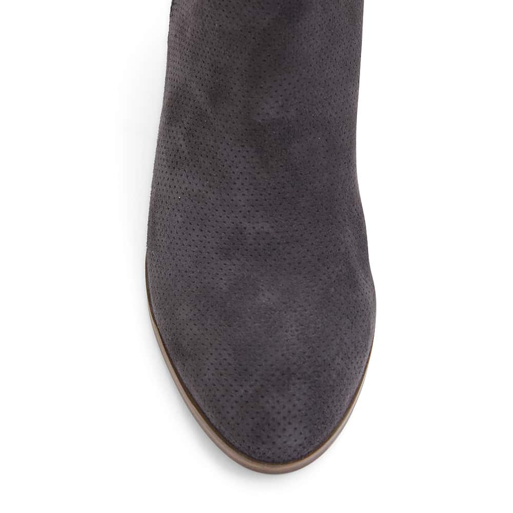 Dart Boot in Grey Suede