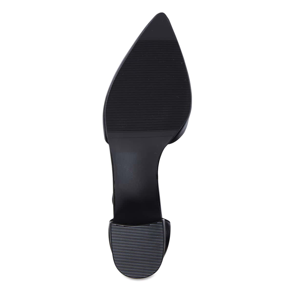Dash Heel in Black Leather