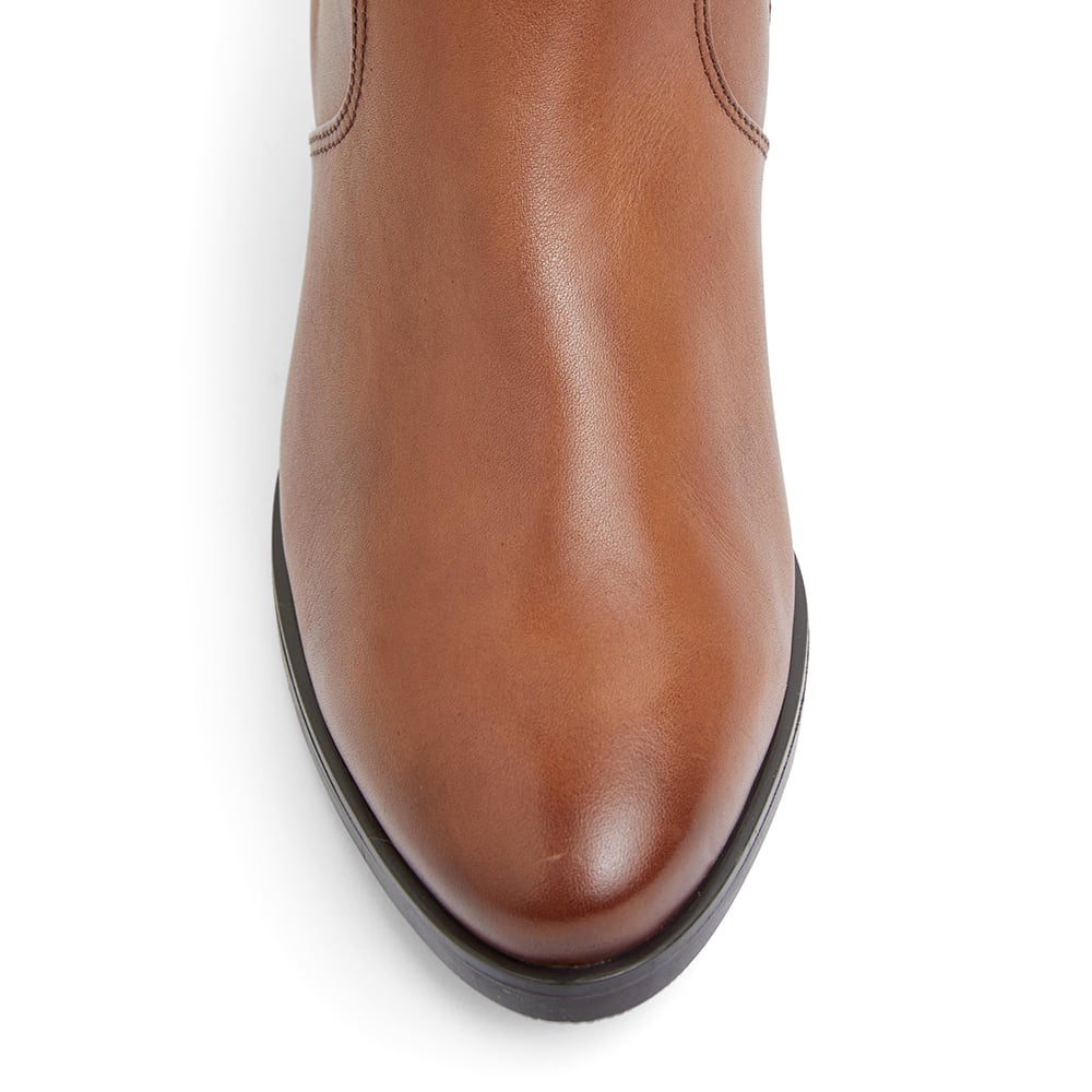 Dictate Boot in Mid Brown Leather