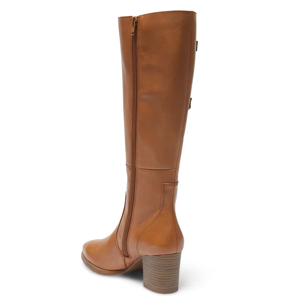 Dictate Boot in Tan Leather