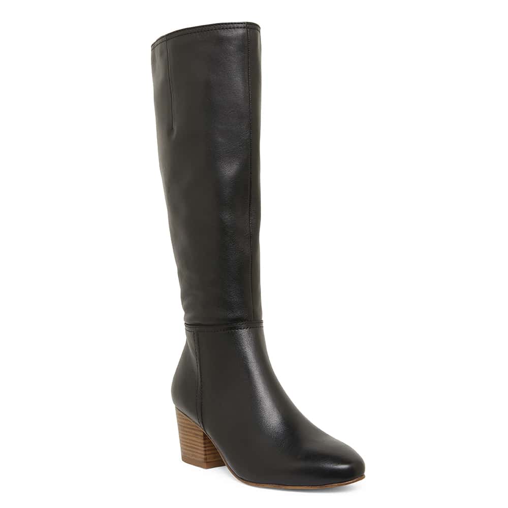 Drake Boot in Black Leather