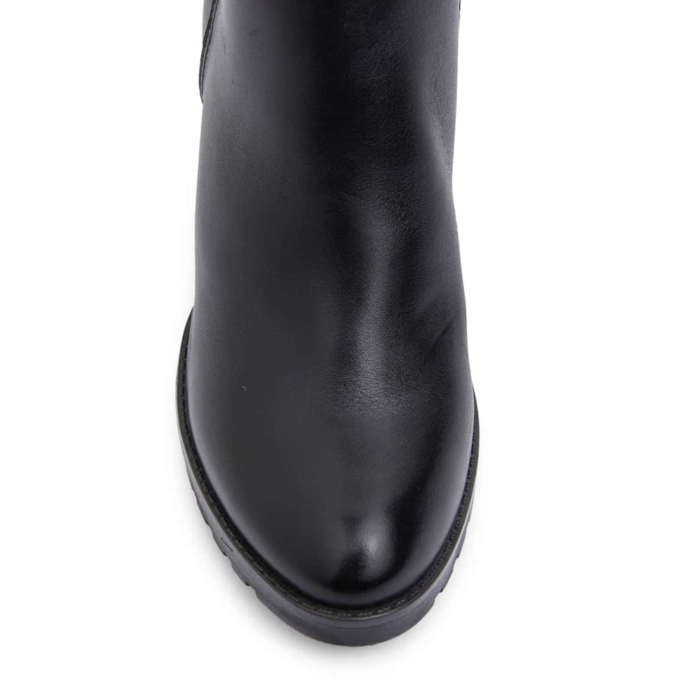 Eaton Boot in Black Leather