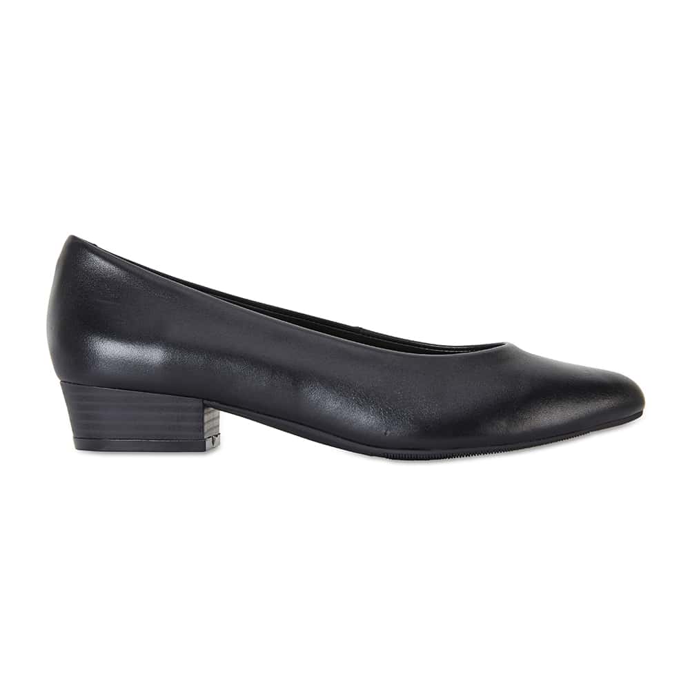 Emily Heel in Black Leather