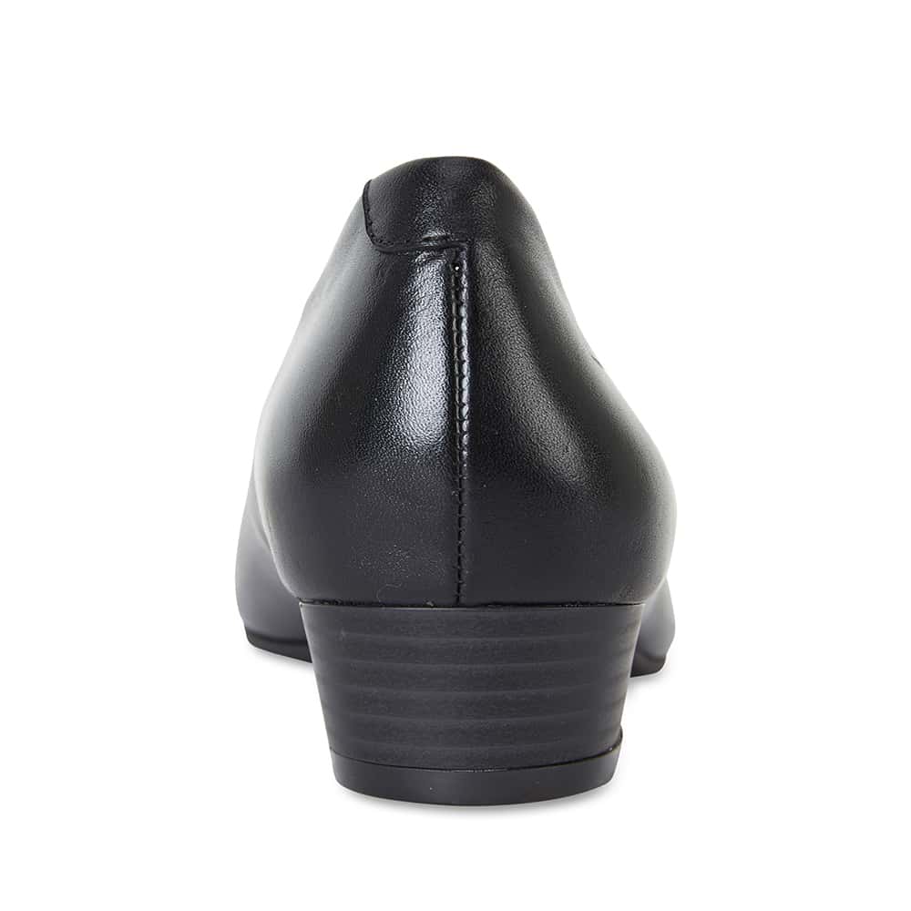 Emily Heel in Black Leather