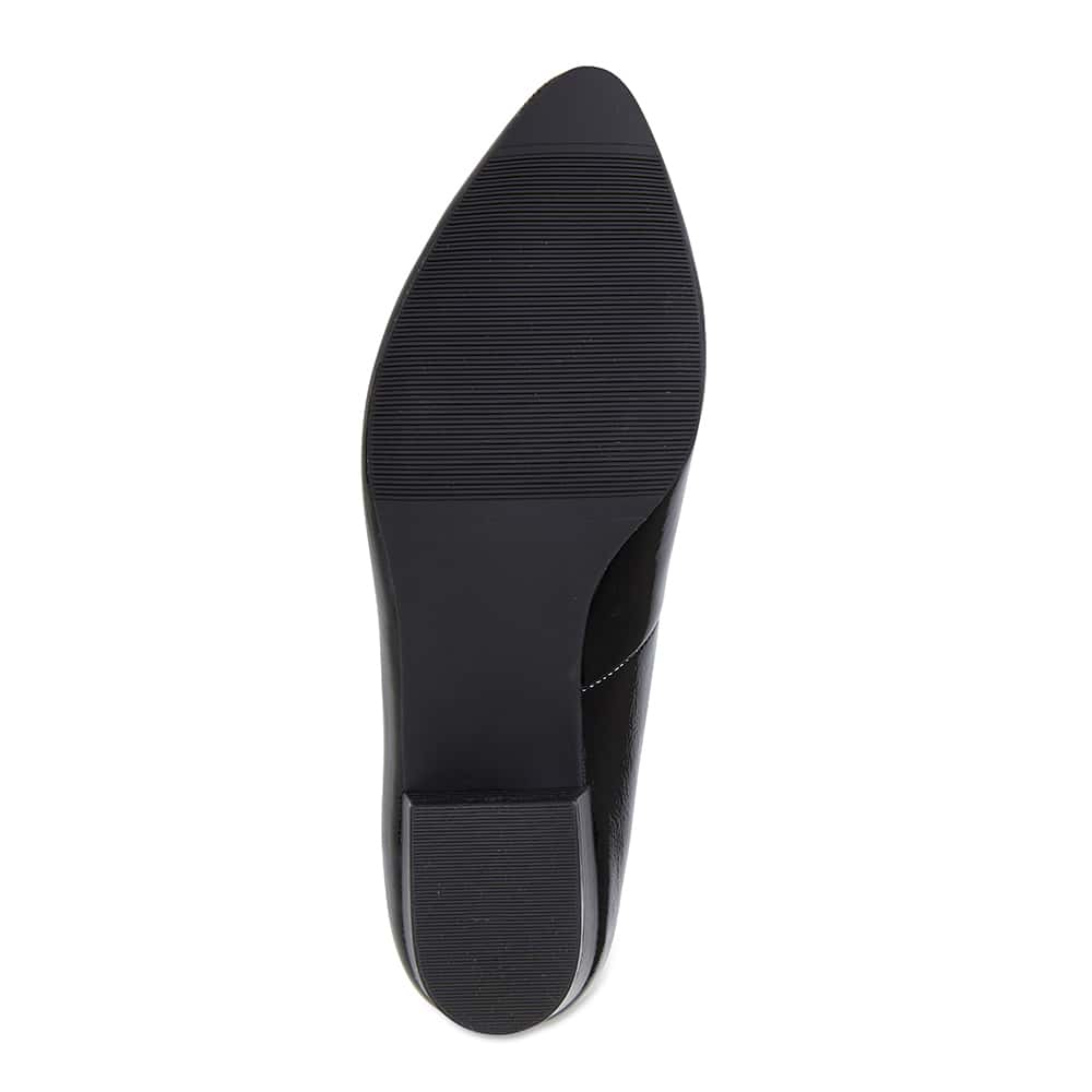 Emily Heel in Black Patent