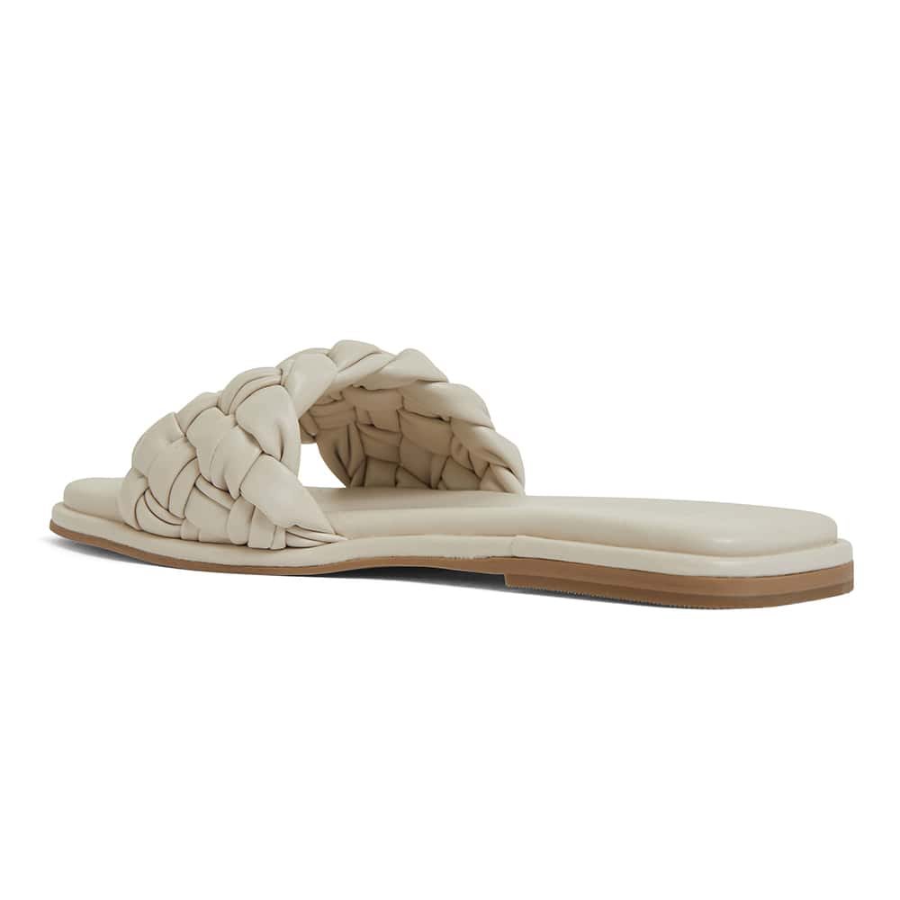 Emmy Slide in White Smooth