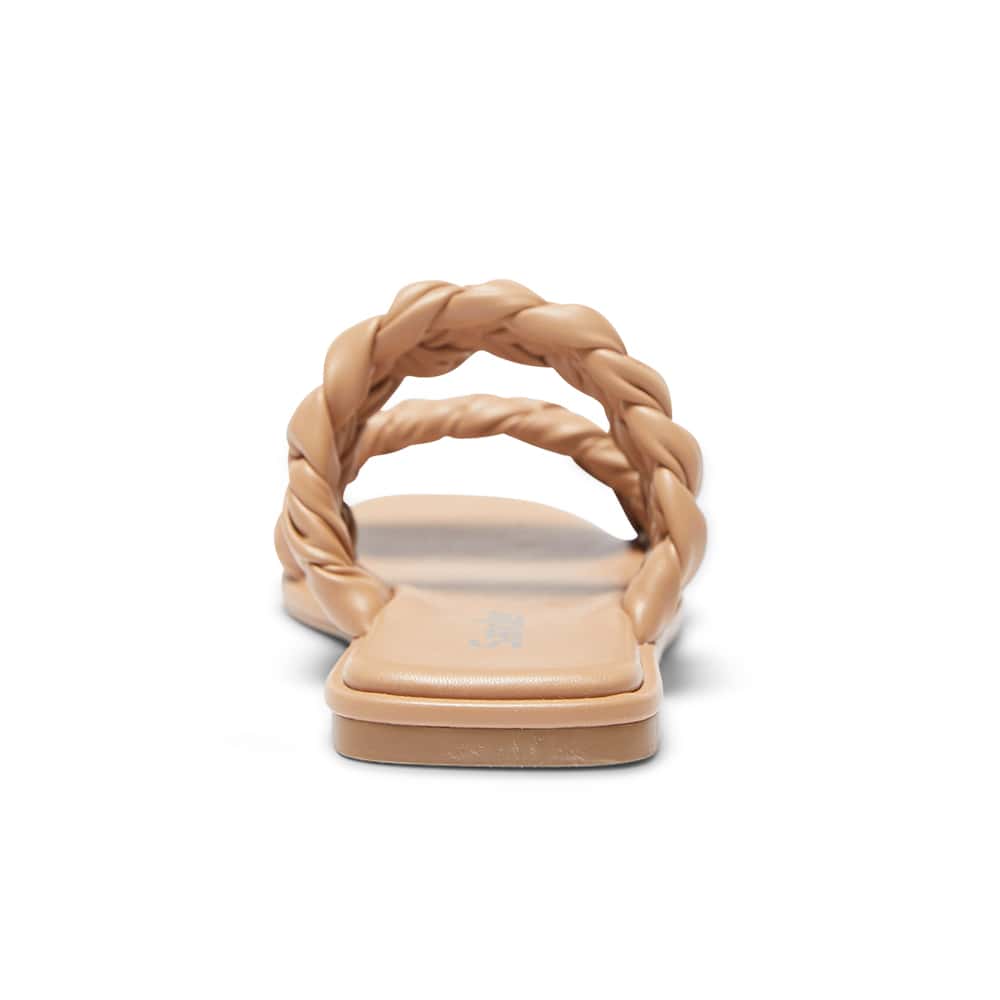 Enya Slide in Light Tan Smooth