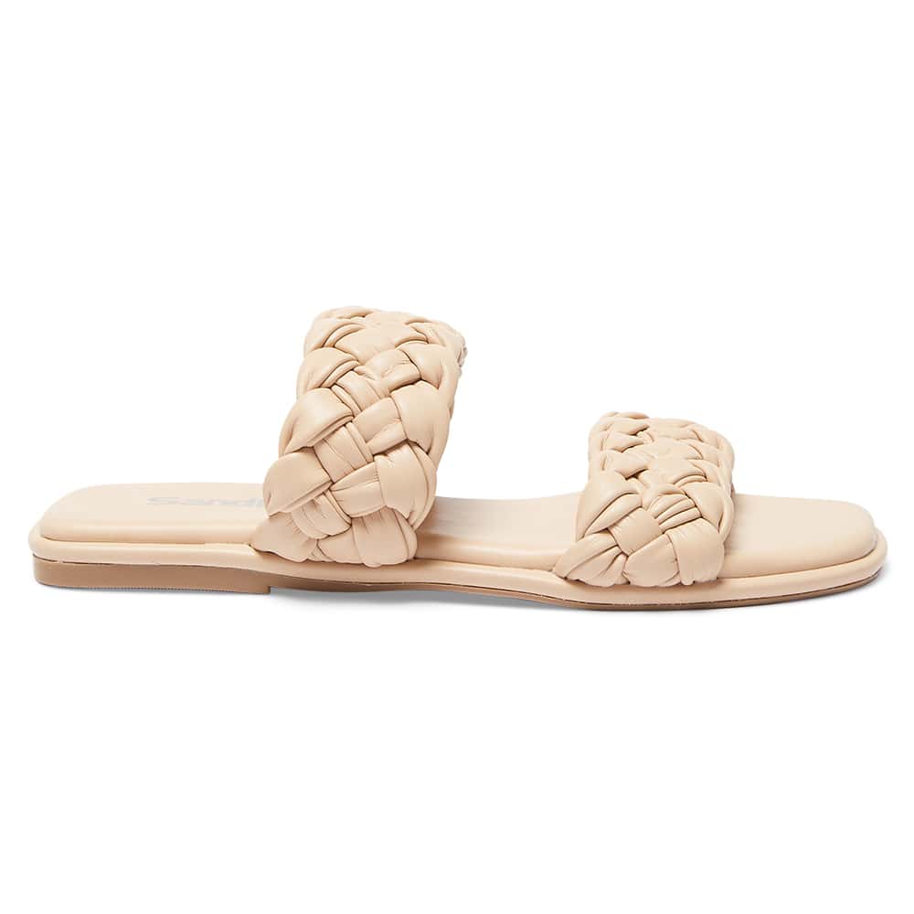 Enya Slide in Nude Smooth