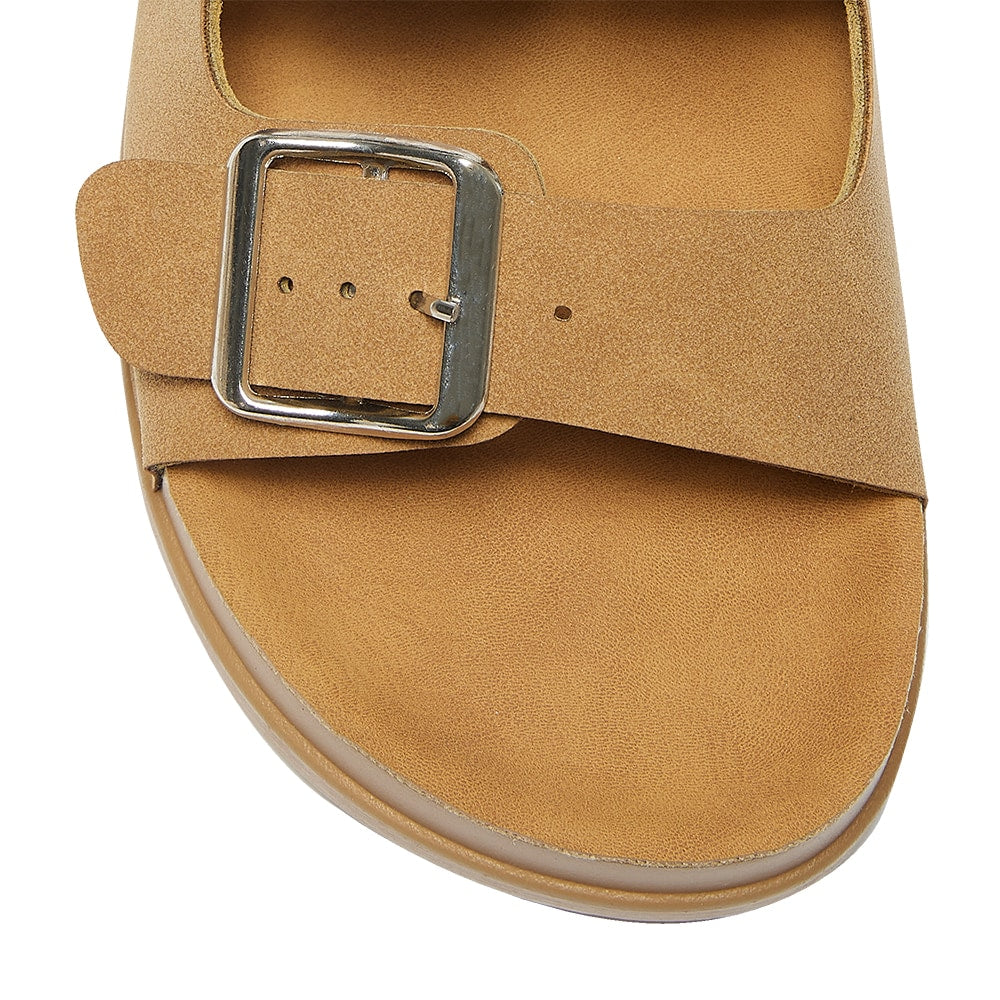 Essex Slide in Taupe Micro