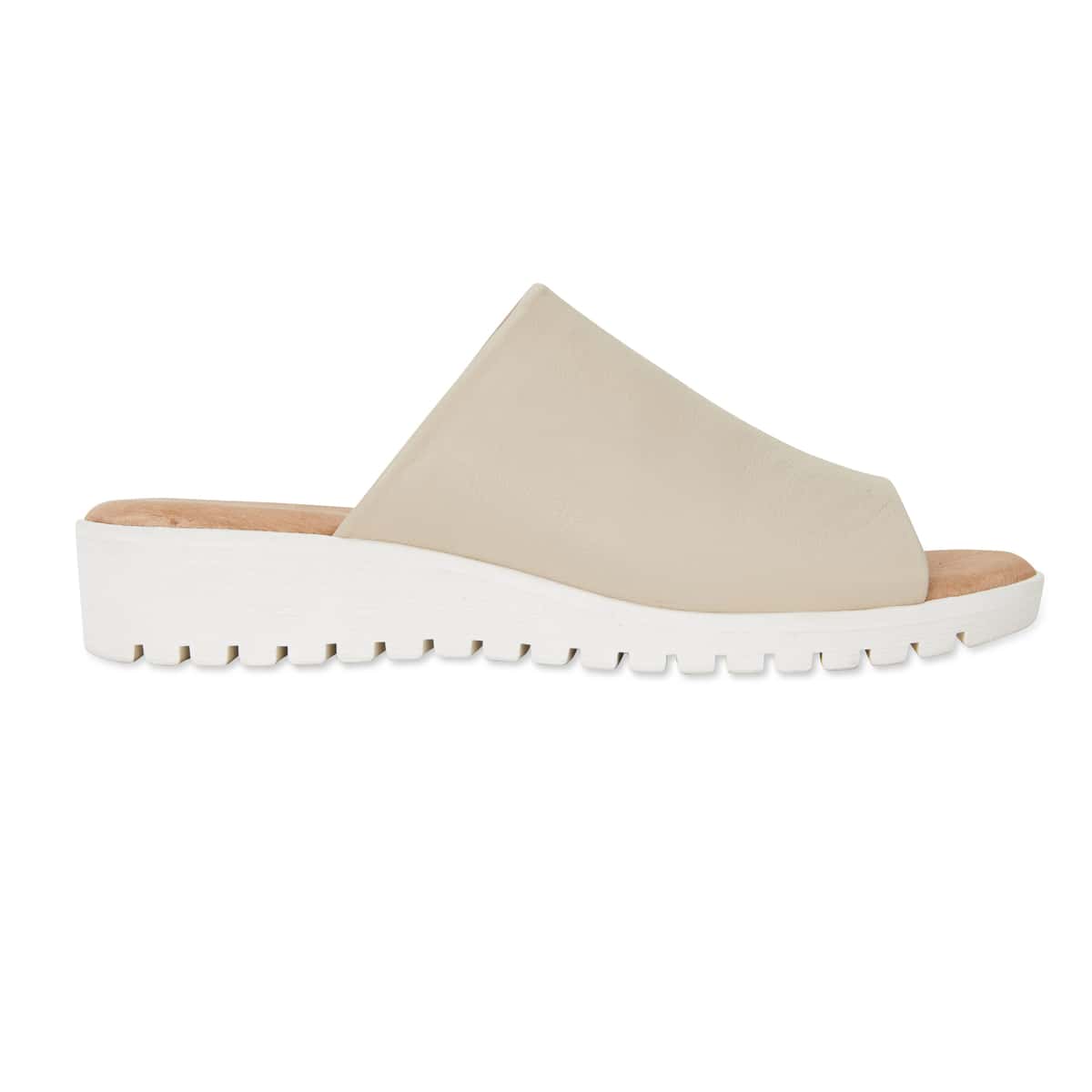 Fate Slide in Nude Leather