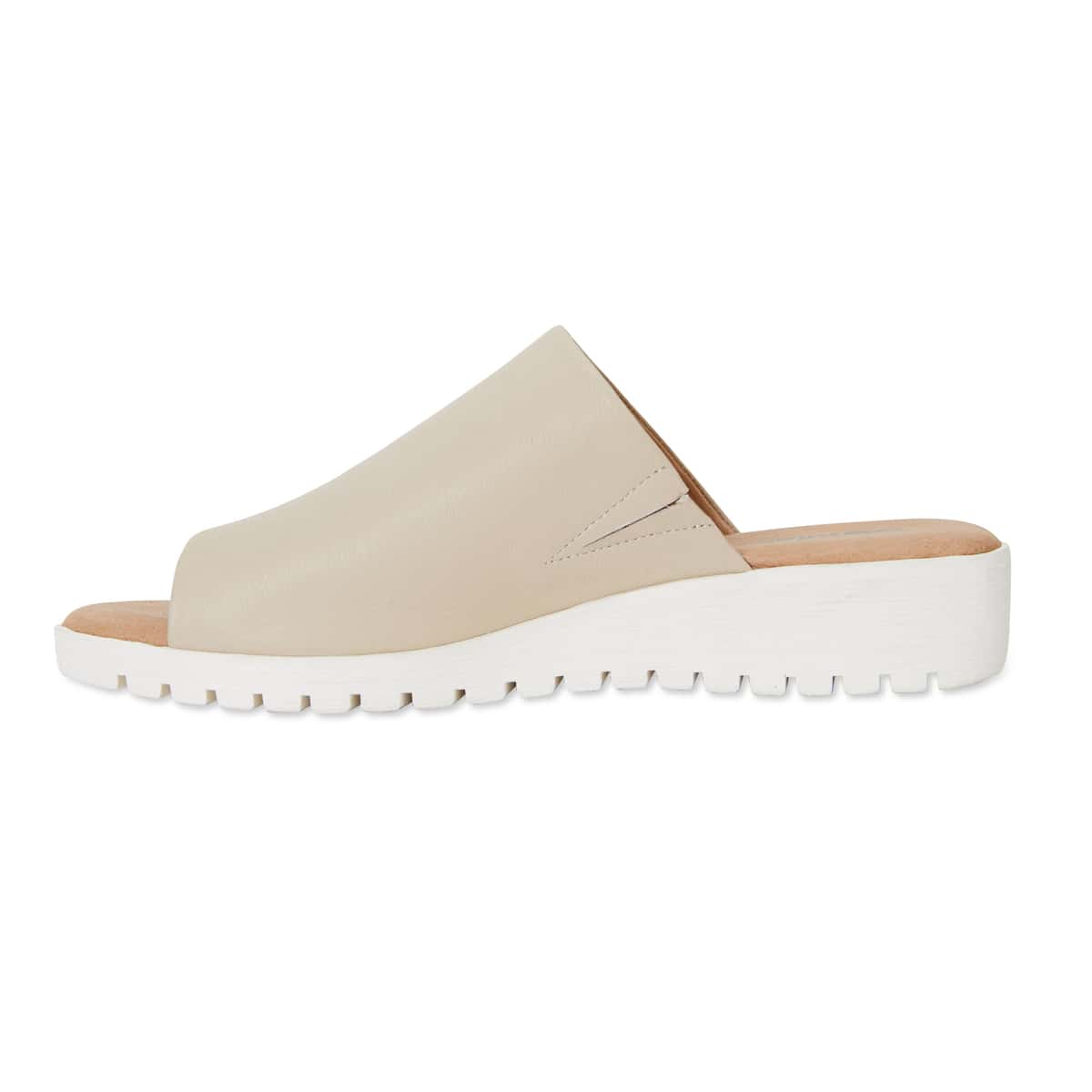 Fate Slide in Nude Leather